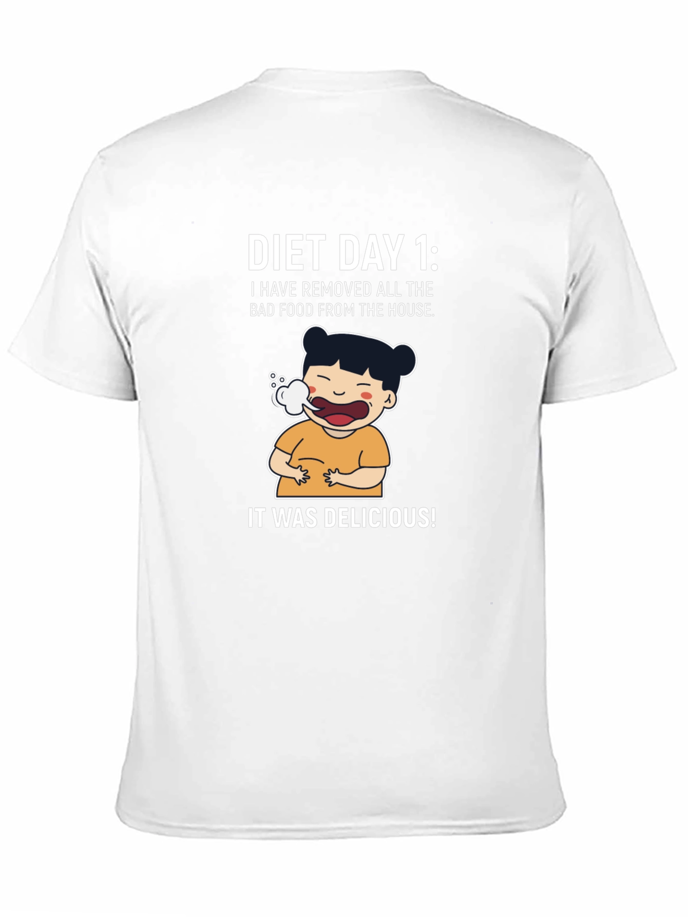 Diet Day 1 Funny Graphic Tee Shirt