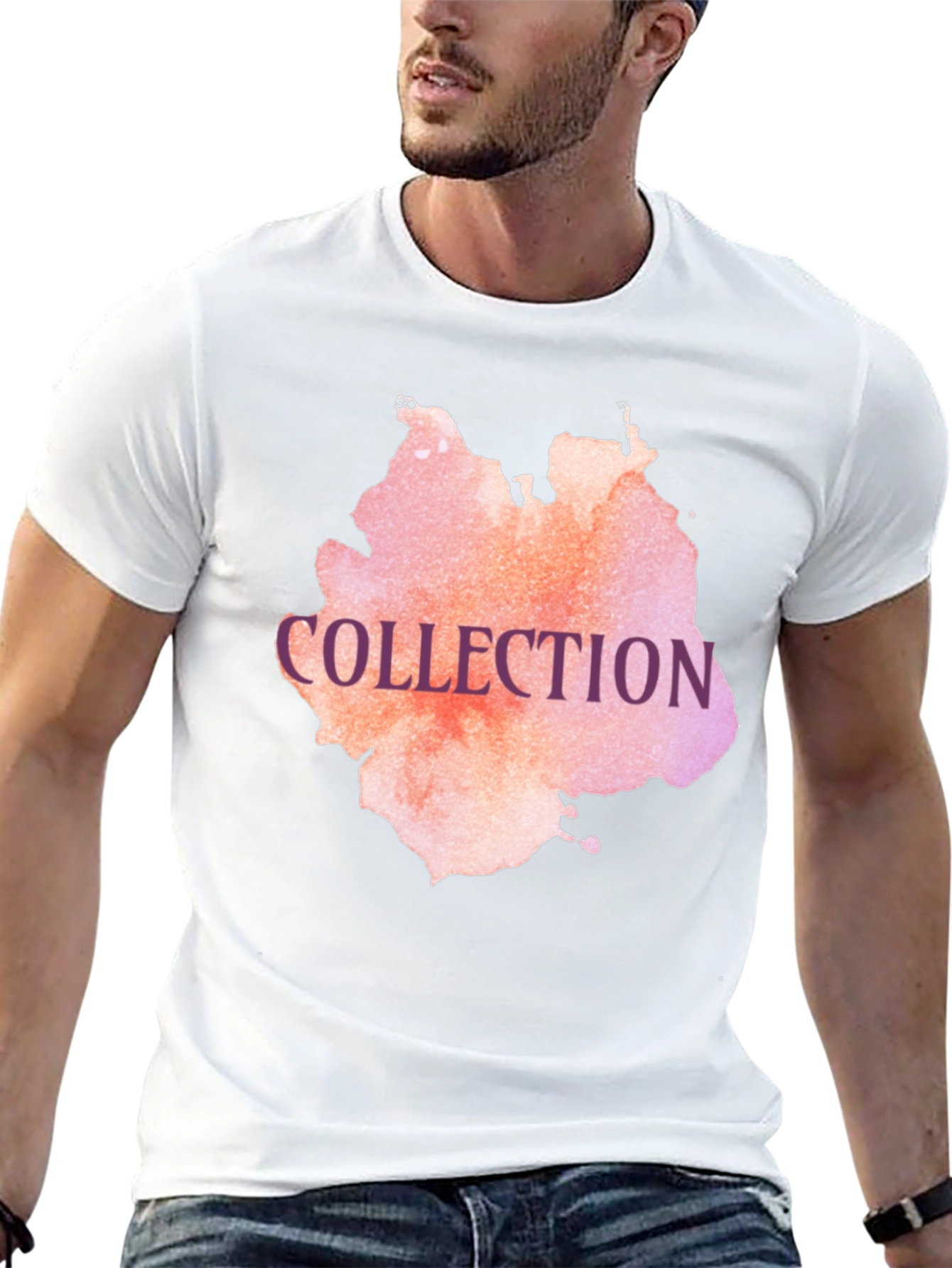 Collection Graphic Tee - Stylish Black T-Shirt