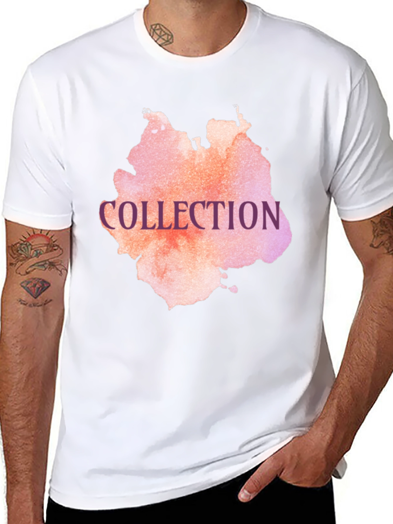 Collection Graphic Tee - Stylish Black T-Shirt