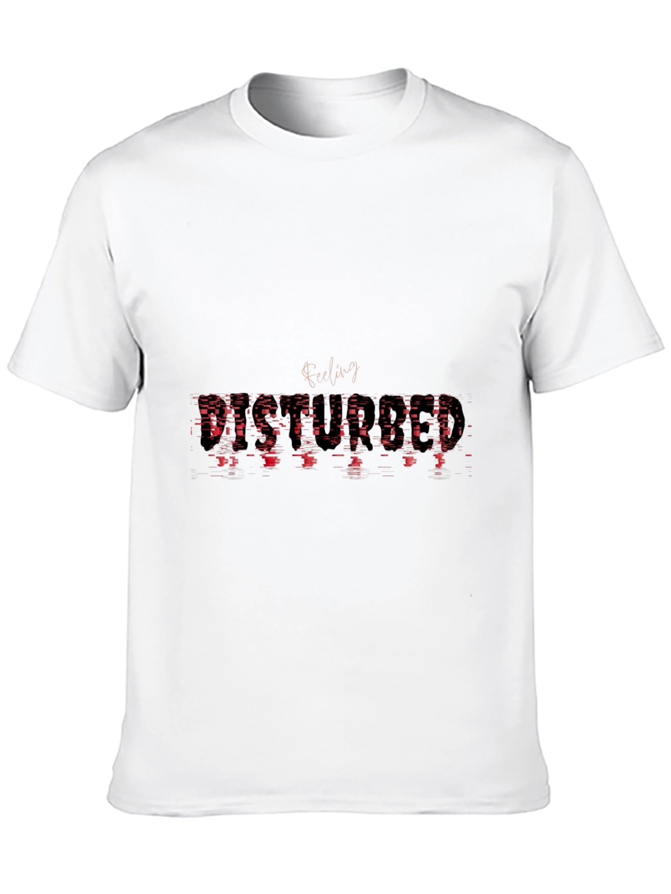 Abstract Feeling Graphic Tee - Black