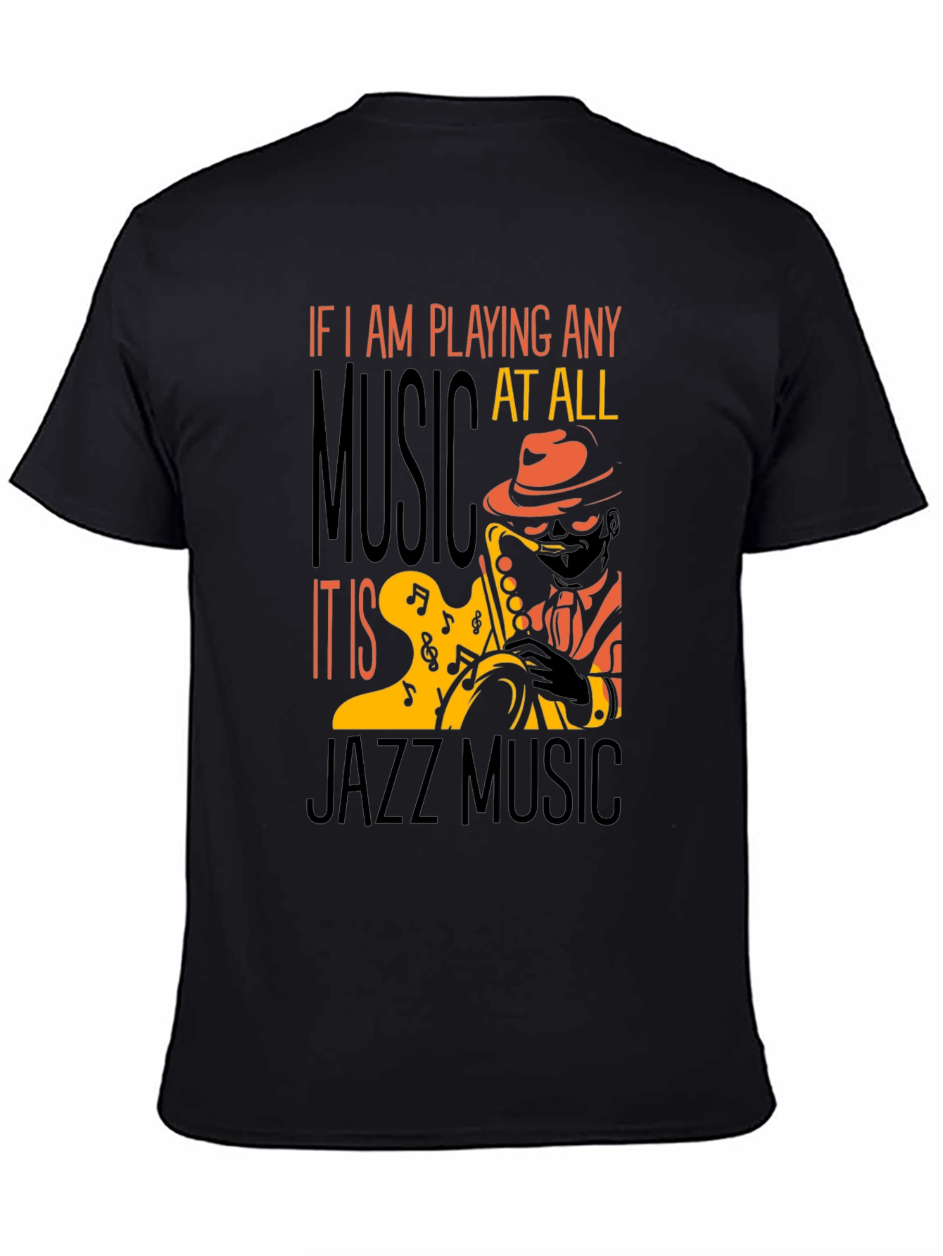 Jazz Music T-Shirt - Saxophone Player Tee