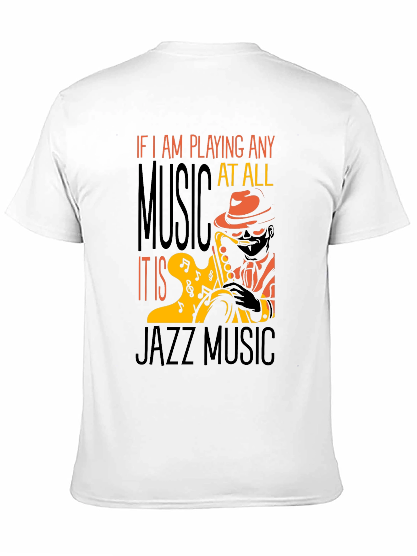 Jazz Music T-Shirt - Saxophone Player Tee