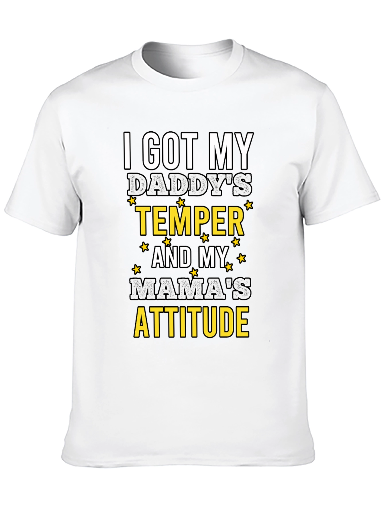 Humorous I Got My Daddys Temper Graphic T-Shirt