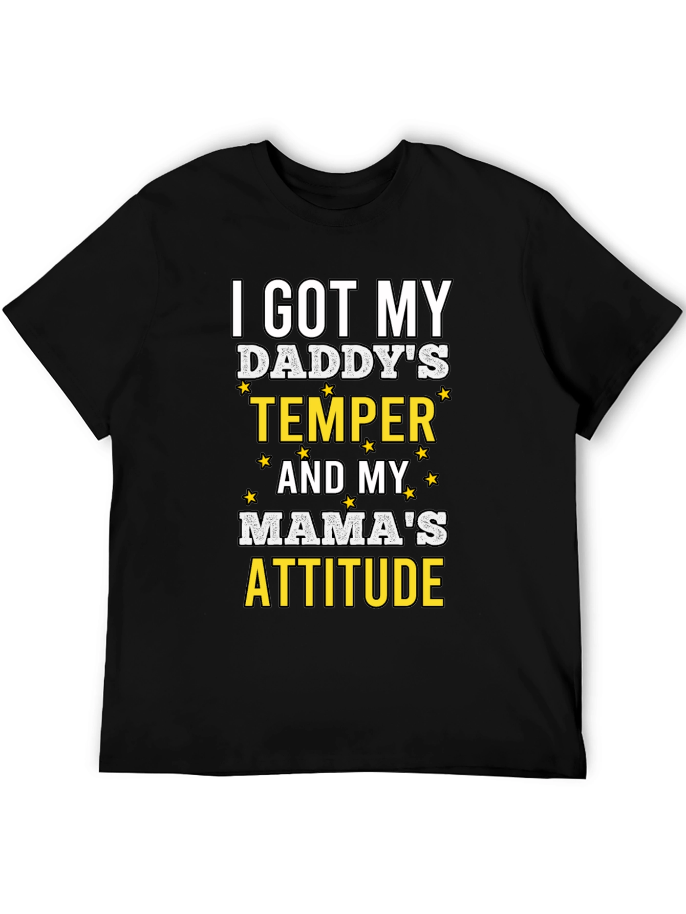 Humorous I Got My Daddys Temper Graphic T-Shirt