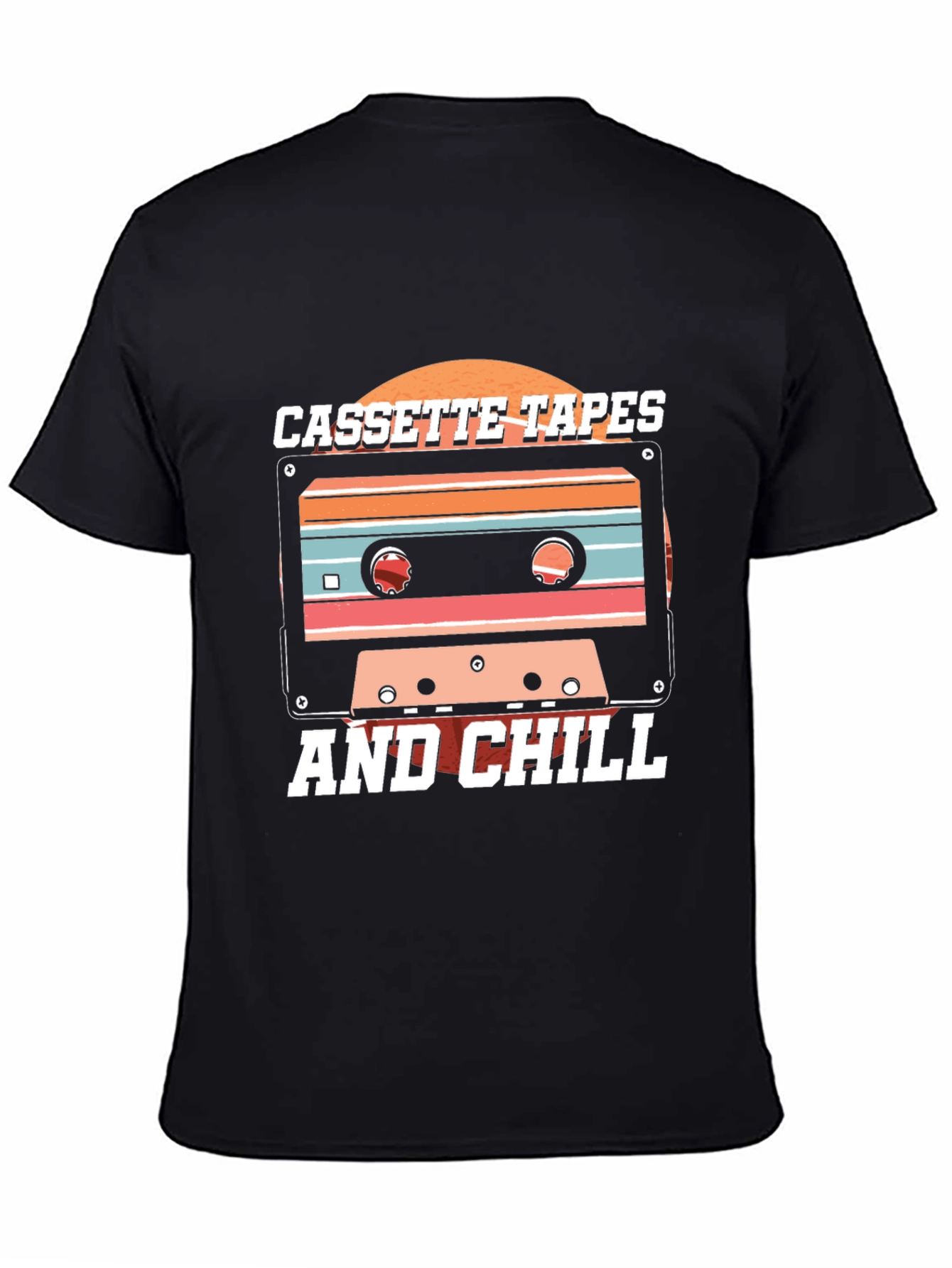Retro Cassette Tapes & Chill Graphic T-Shirt