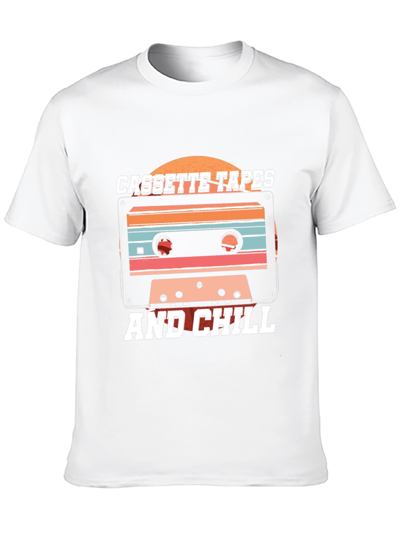 Retro Cassette Tapes & Chill Graphic T-Shirt