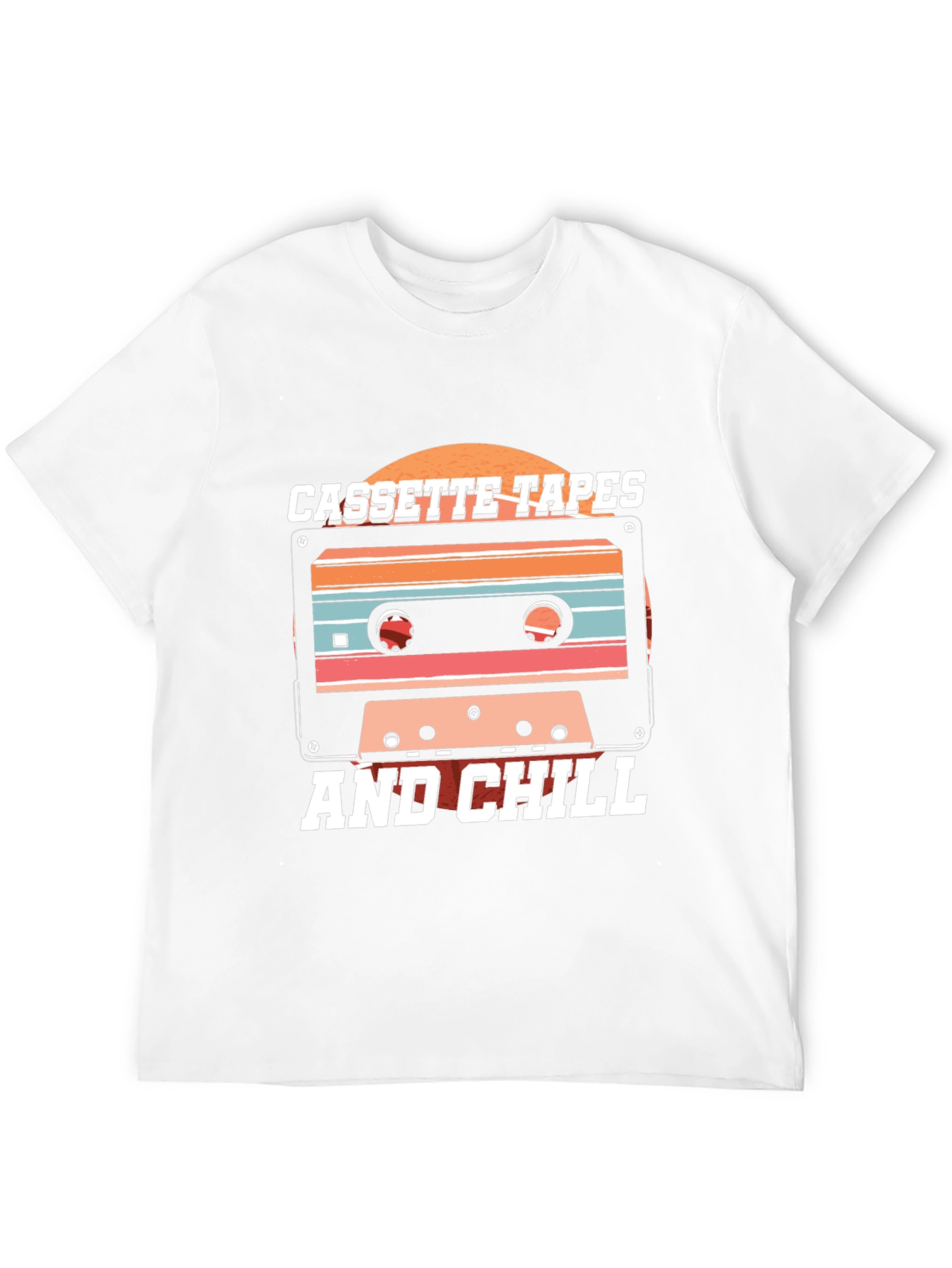 Retro Cassette Tapes & Chill Graphic T-Shirt