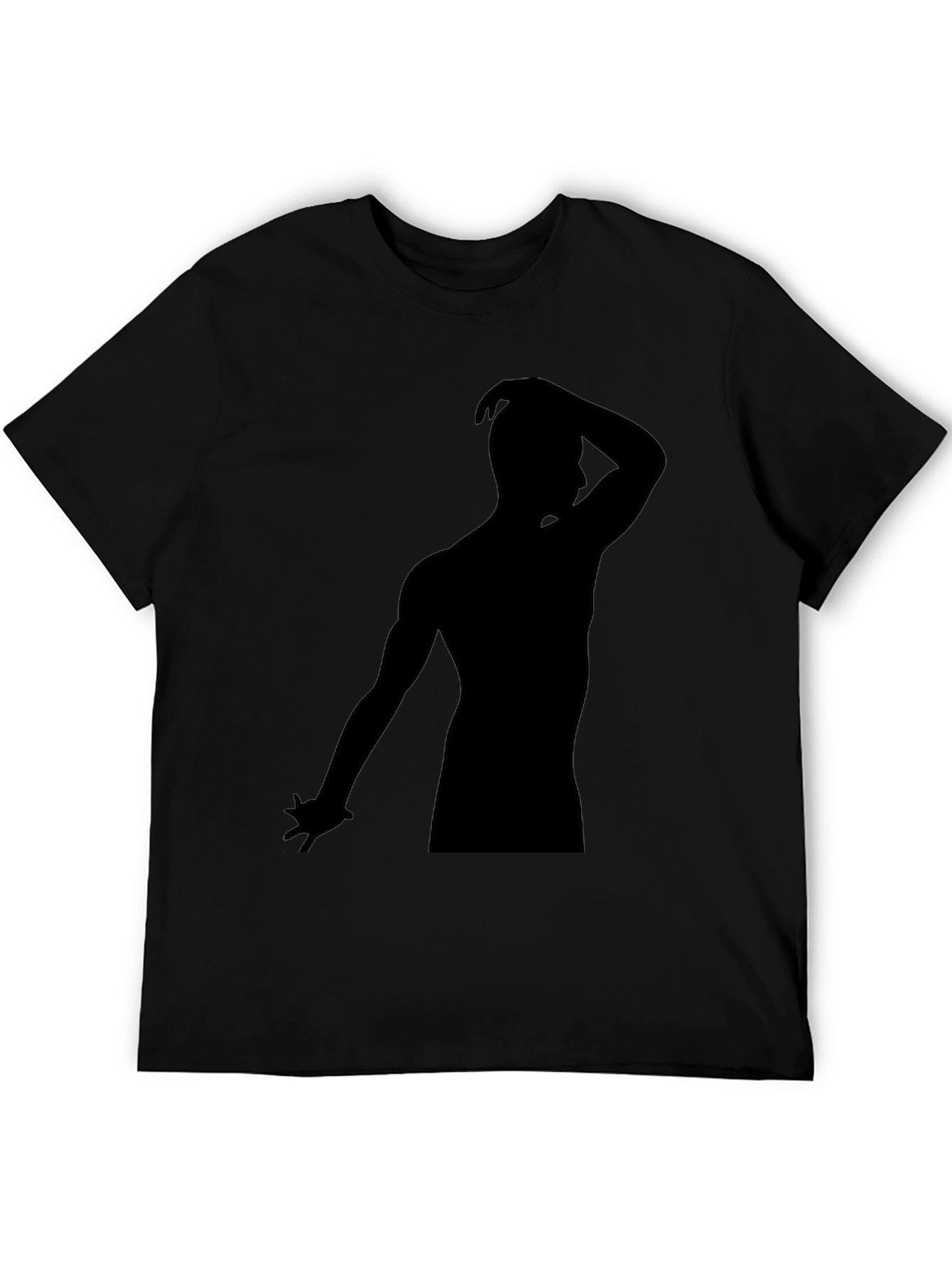 Silhouette Mans Black Graphic Tee