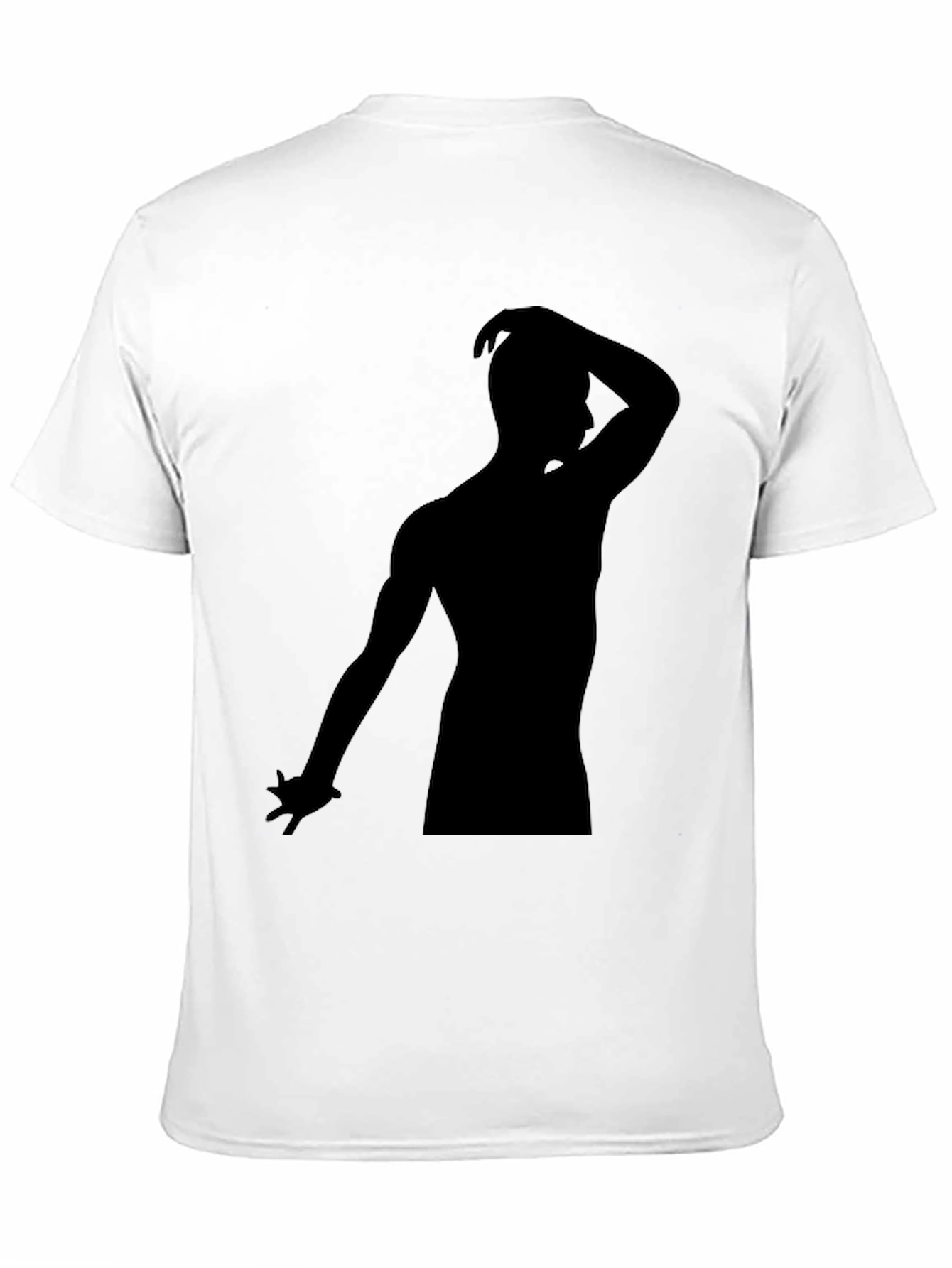 Silhouette Mans Black Graphic Tee