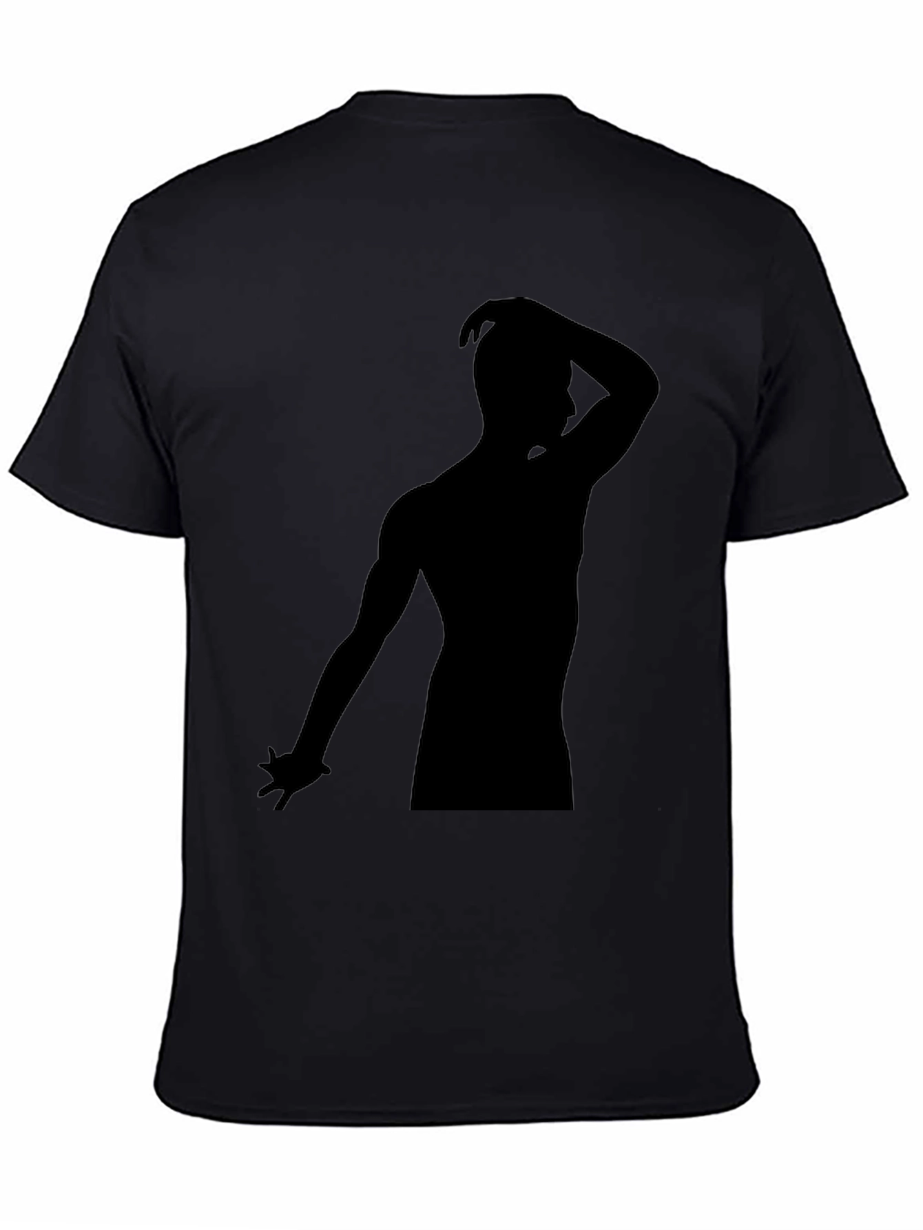 Silhouette Mans Black Graphic Tee