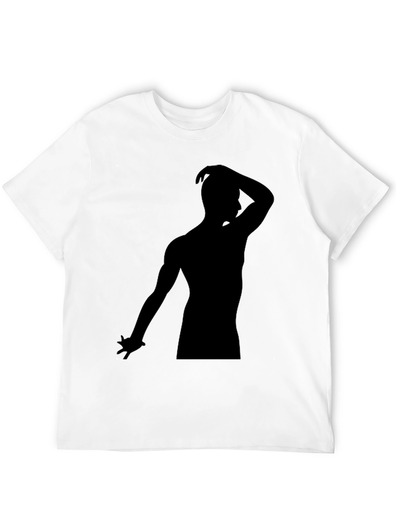 Silhouette Mans Black Graphic Tee