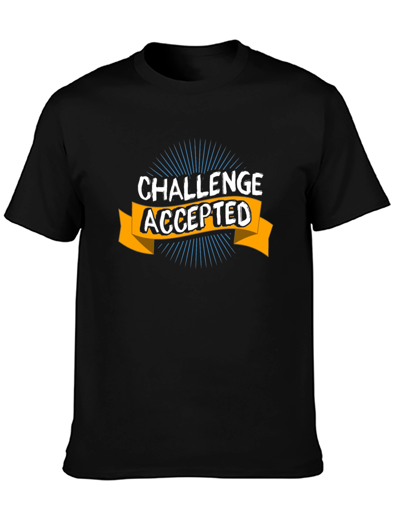 Challenge Accepted Graphic Tee - Bold Statement Shirt