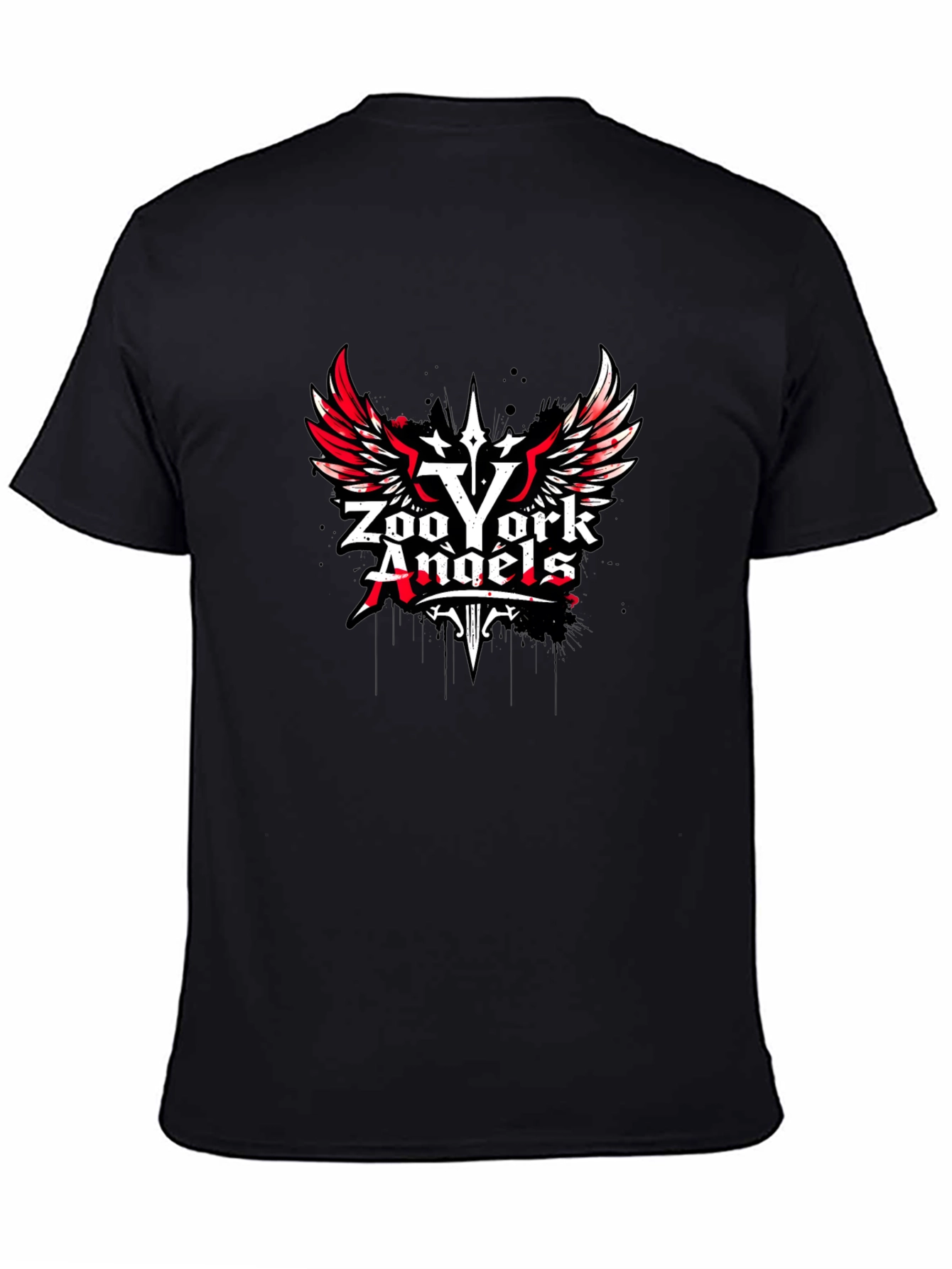 Zoo York Angels Black Graphic T-Shirt
