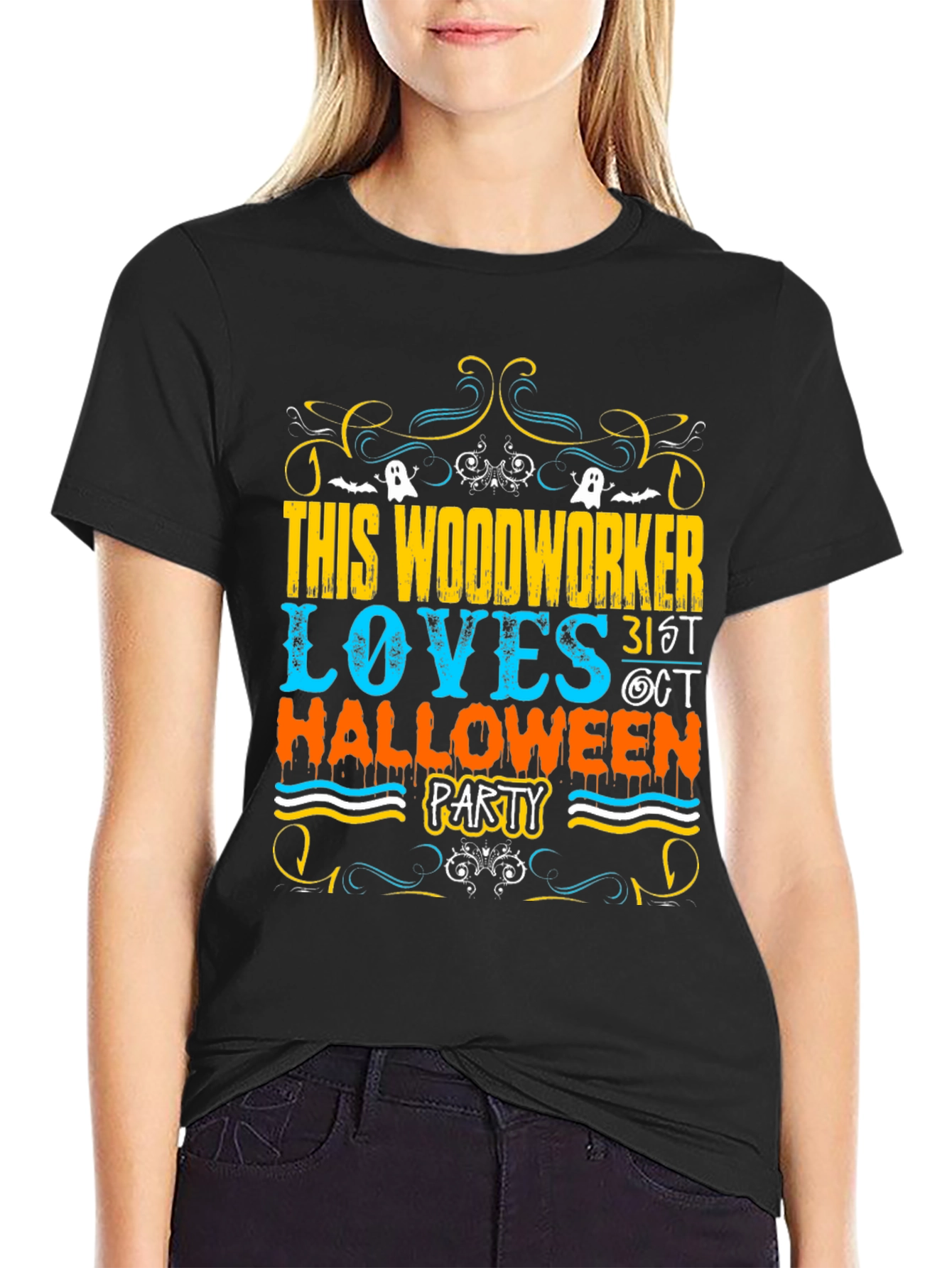 Woodworker Halloween Party T-Shirt