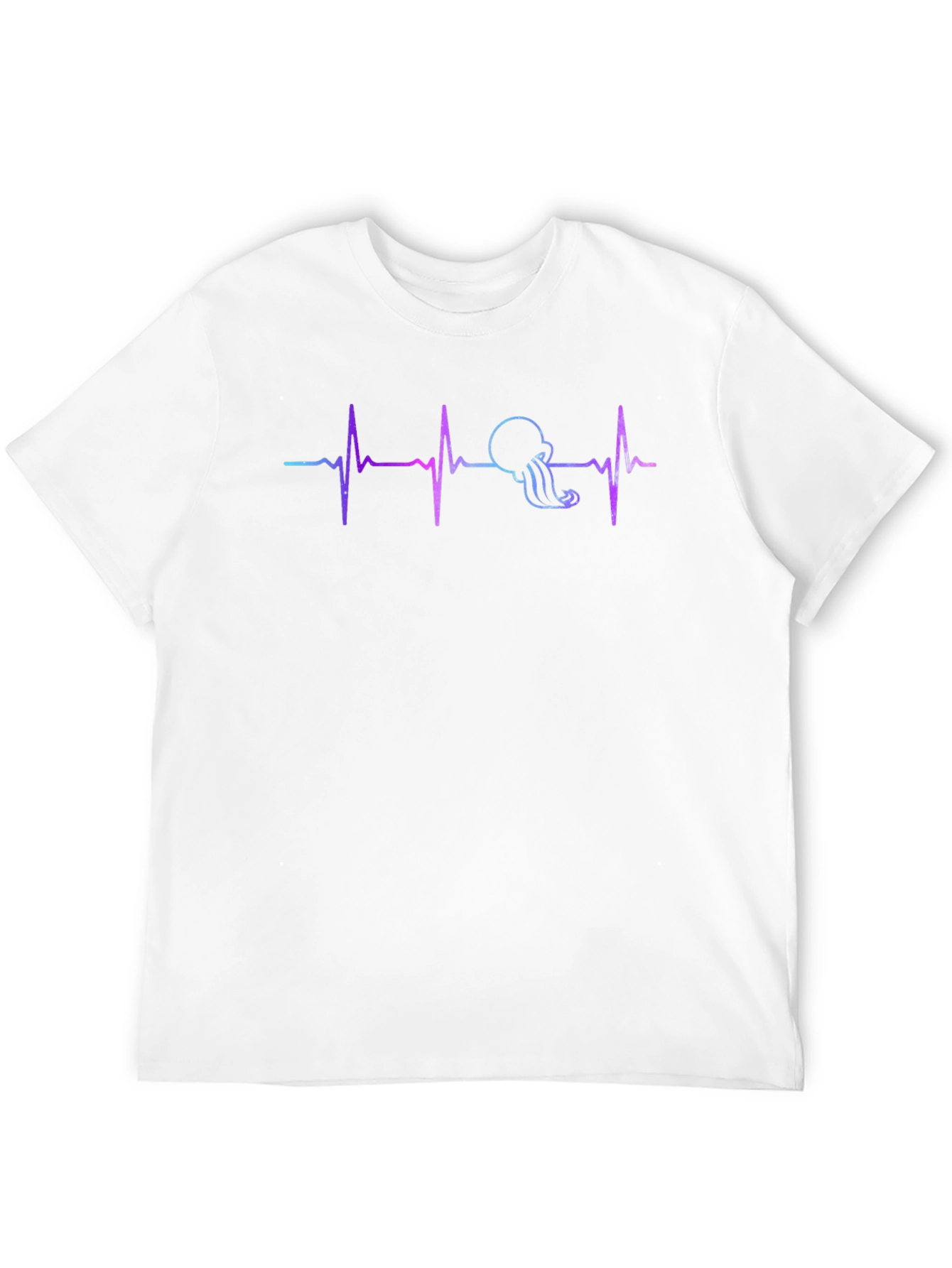Aquarius Heartbeat T-Shirt - Black