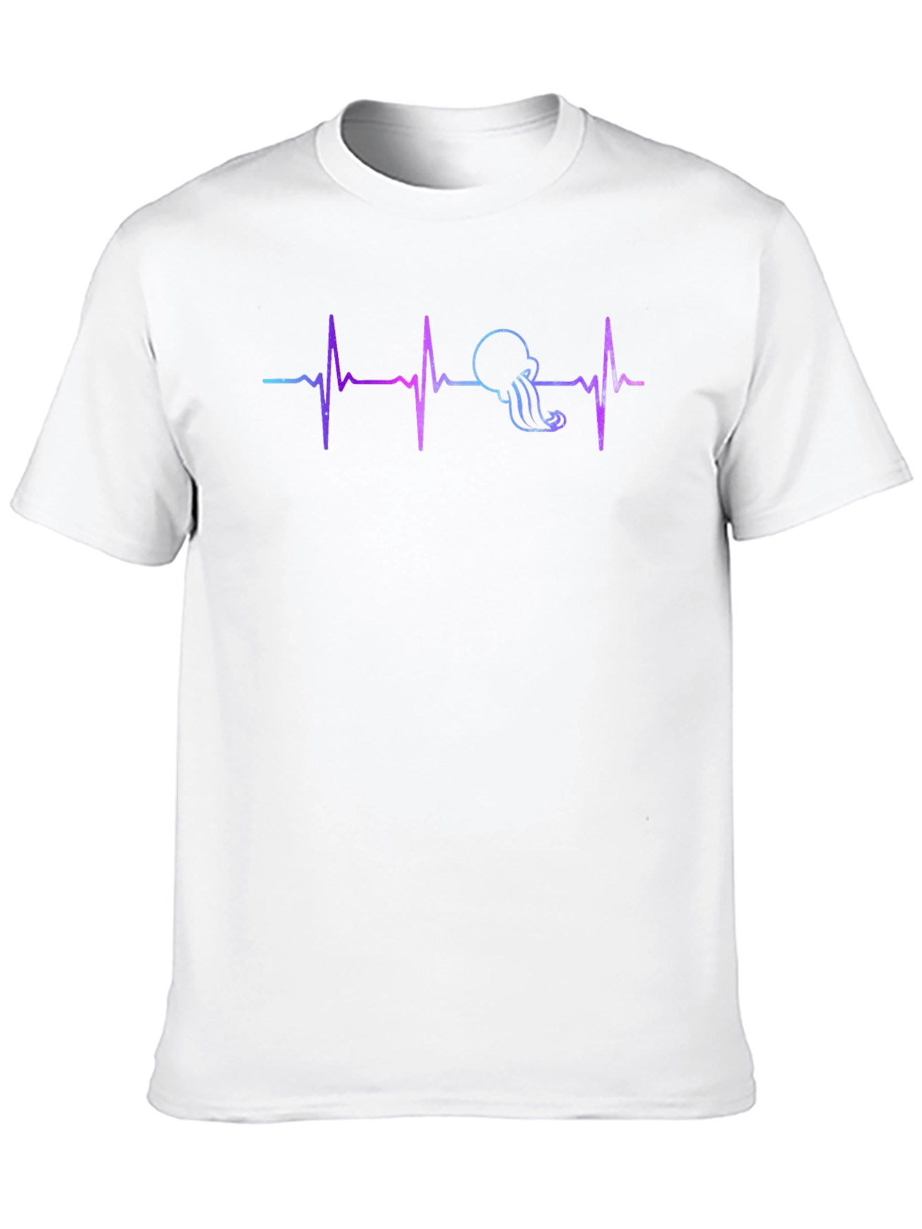 Aquarius Heartbeat T-Shirt - Black