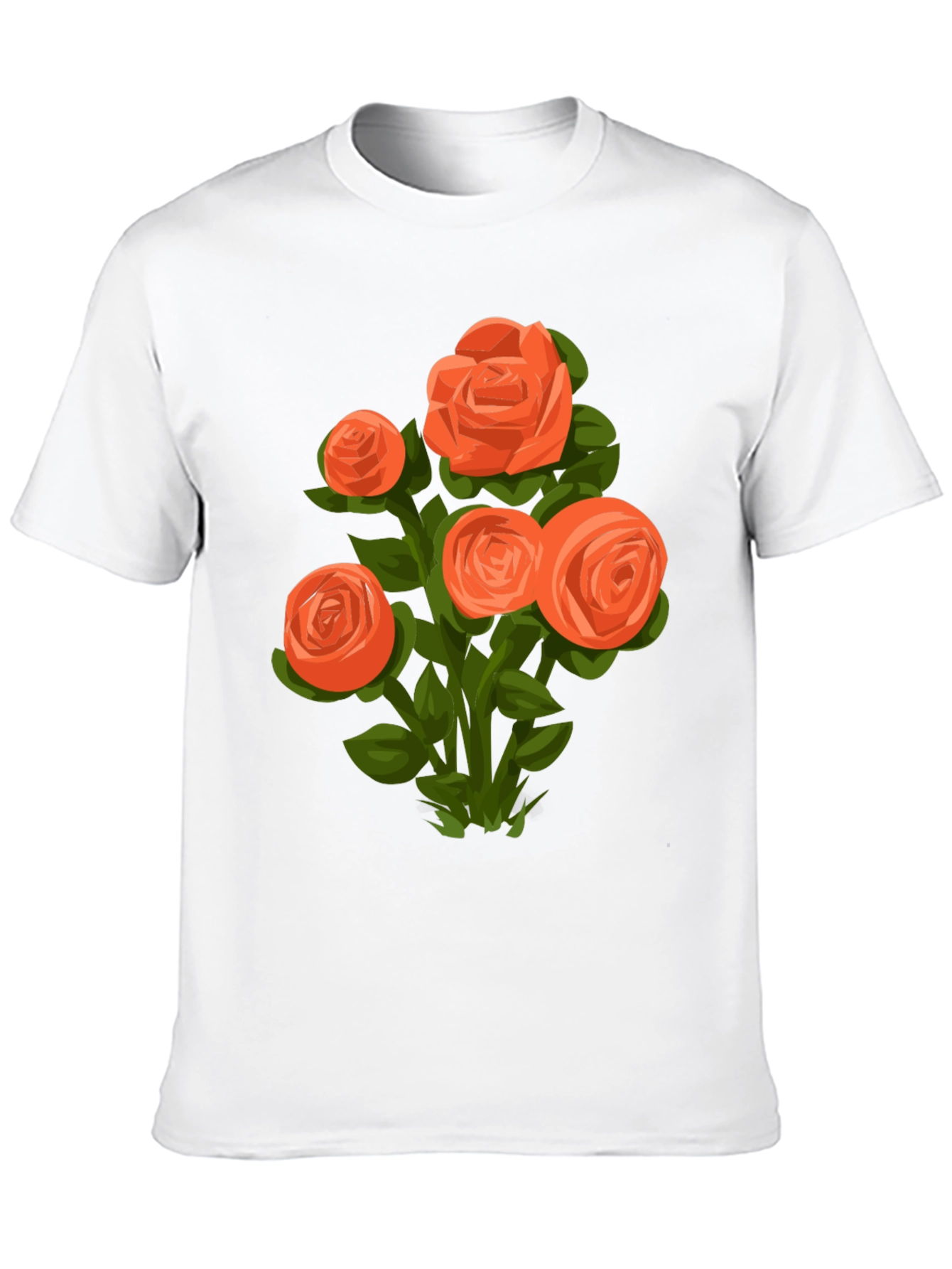 Floral Graphic T-Shirt - Black