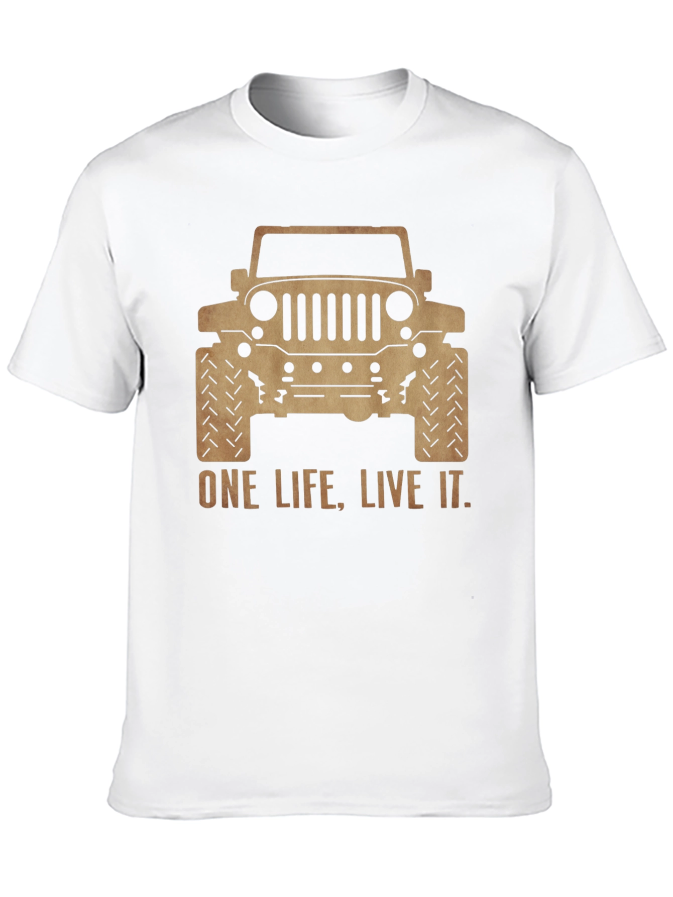 One Life Live It Jeep Graphic Tee - Black