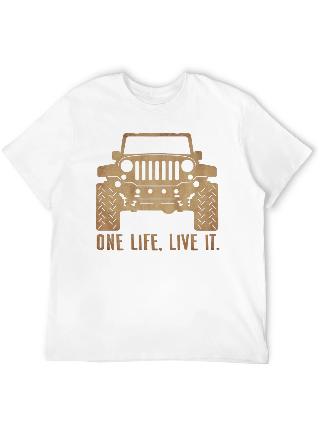 One Life Live It Jeep Graphic Tee - Black