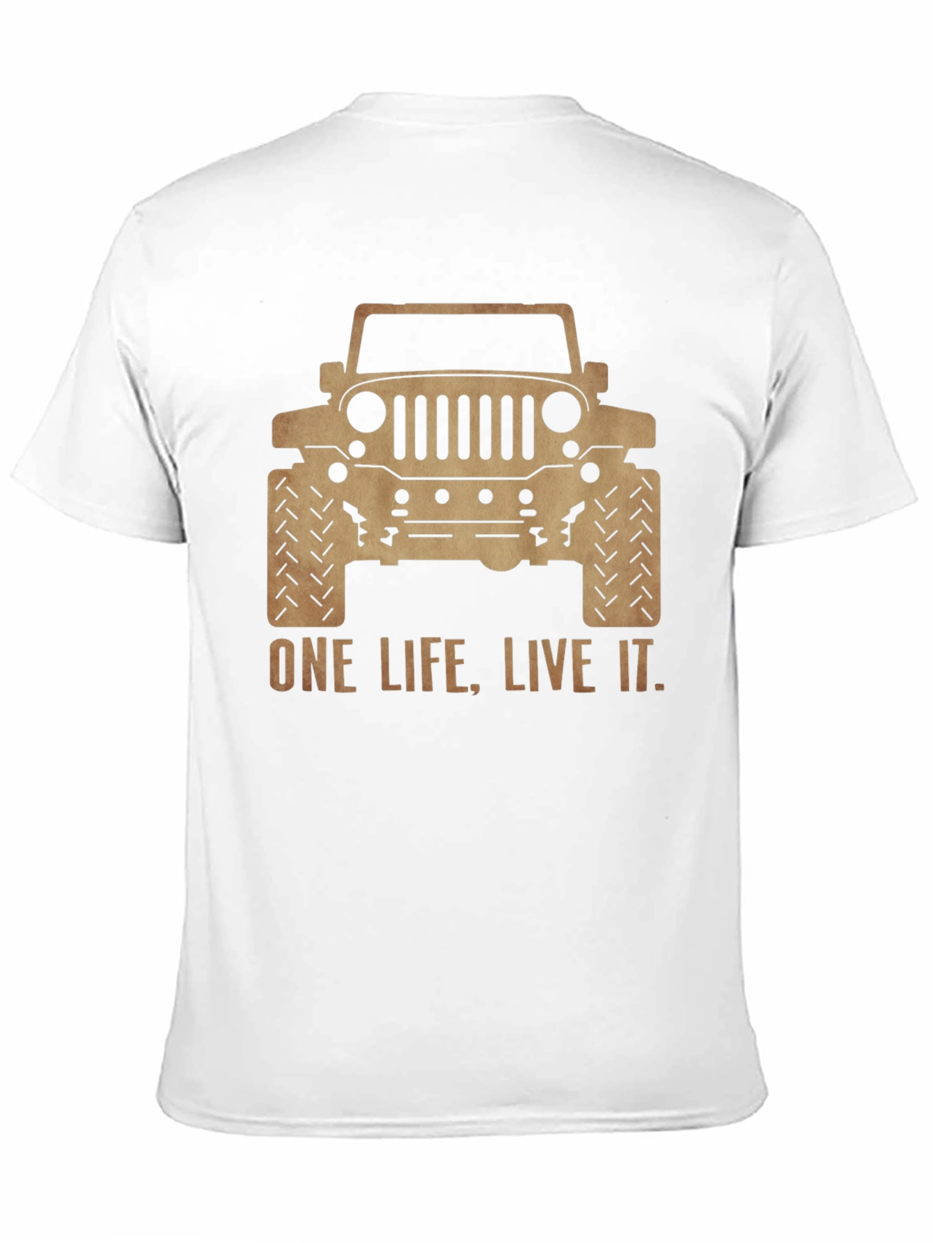 One Life Live It Jeep Graphic Tee - Black