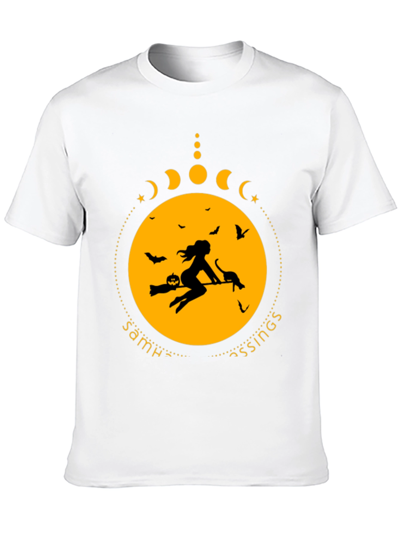 Samhain Blessings Witch Graphic Tee