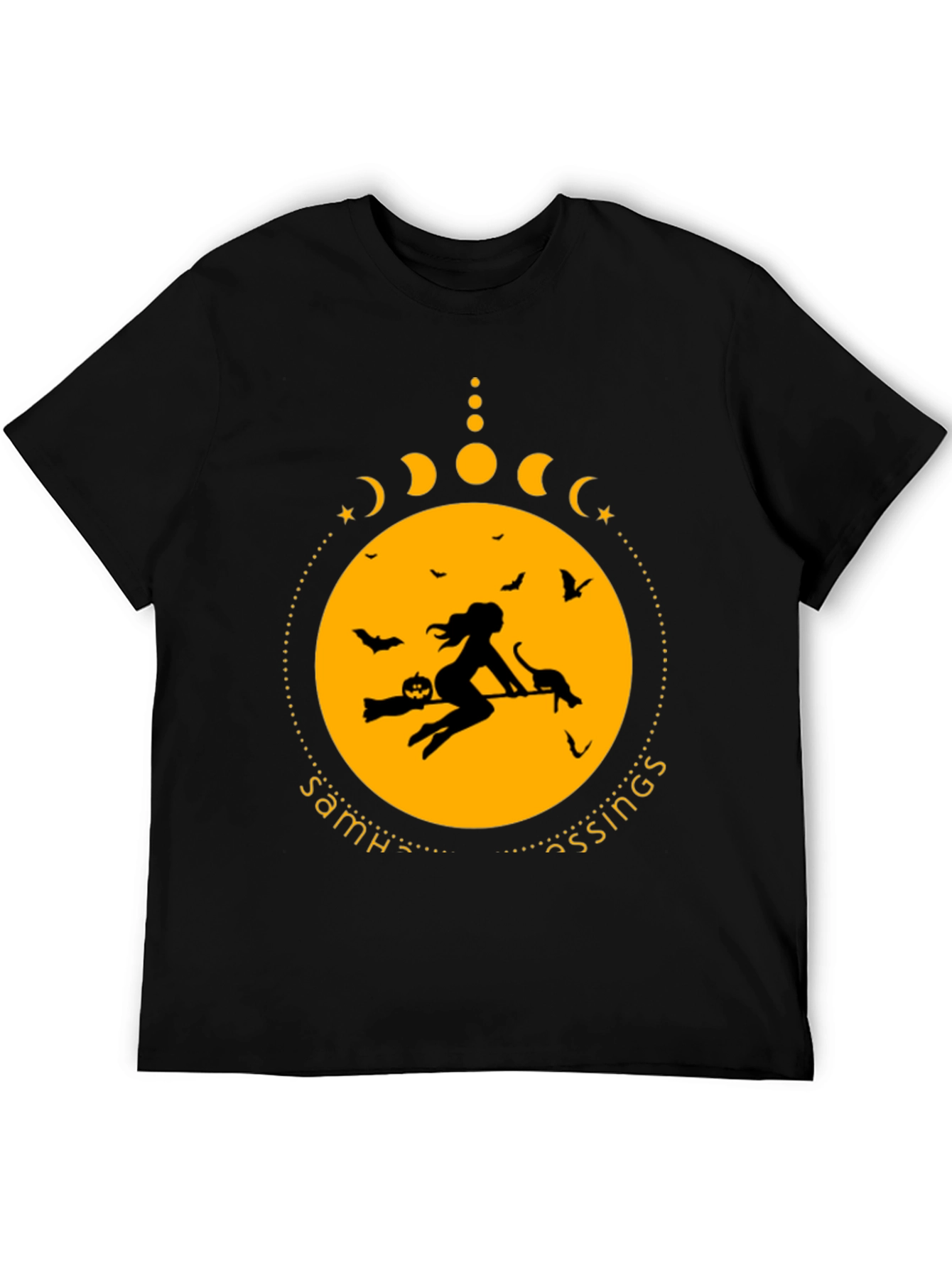 Samhain Blessings Witch Graphic Tee