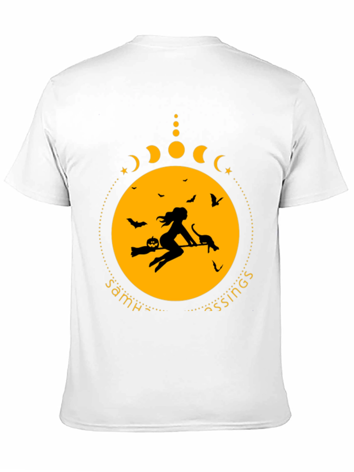 Samhain Blessings Witch Graphic Tee