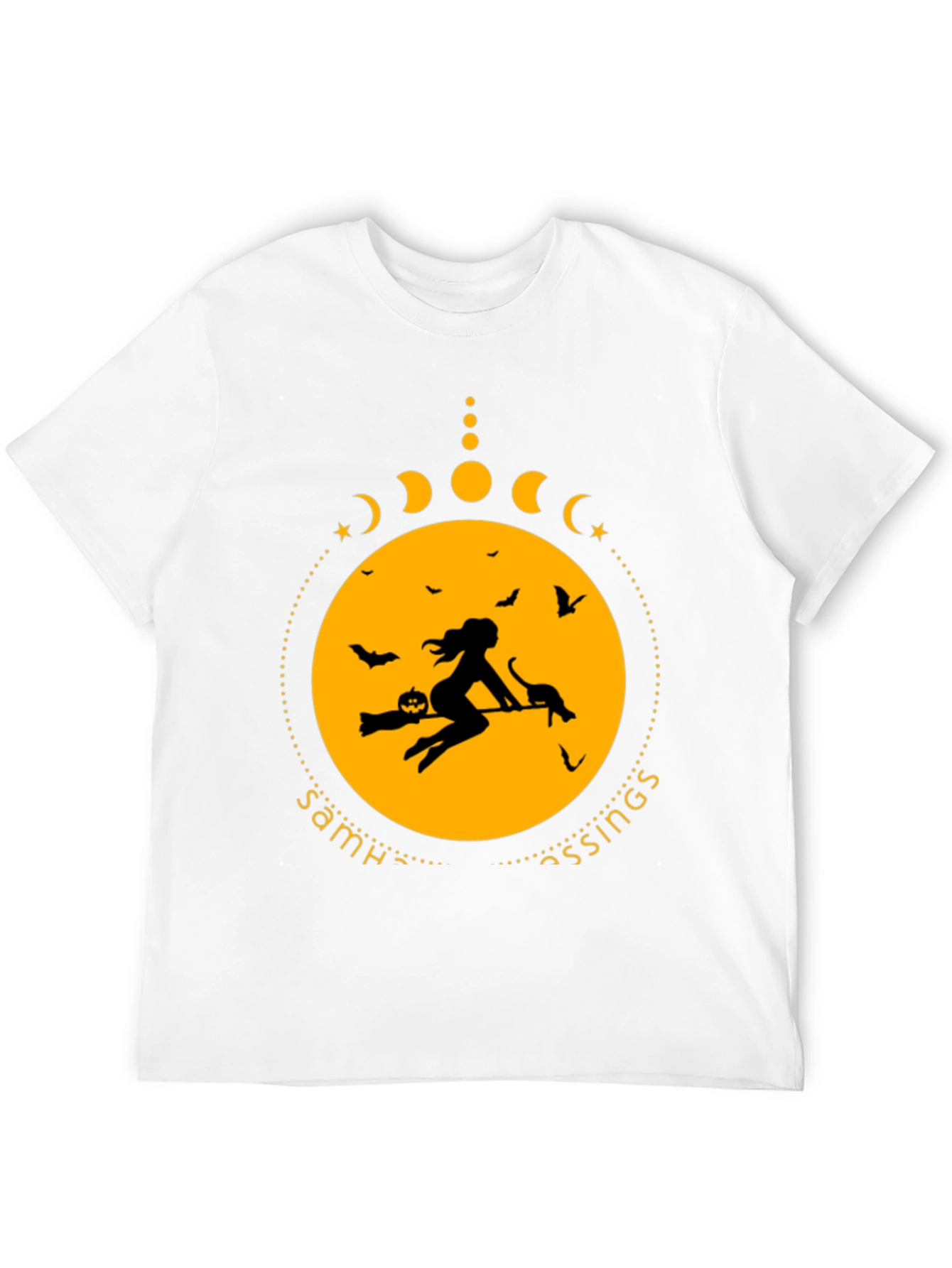 Samhain Blessings Witch Graphic Tee