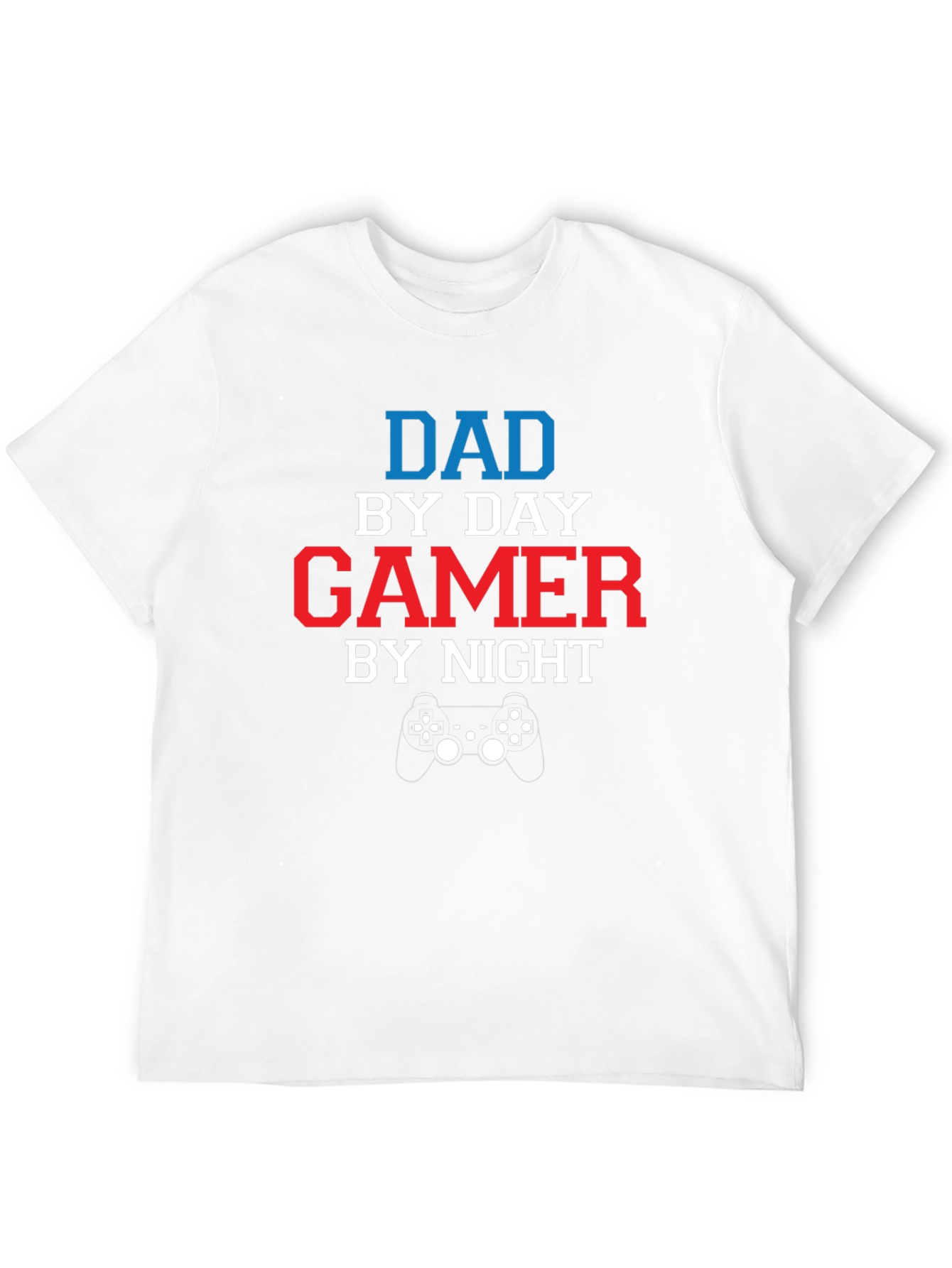 Dad by Day Gamer by Night Black T-Shirt