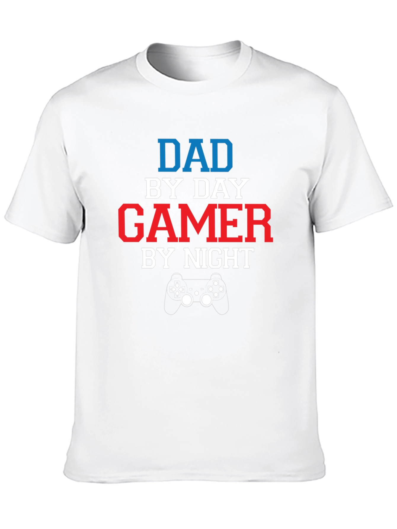 Dad by Day Gamer by Night Black T-Shirt