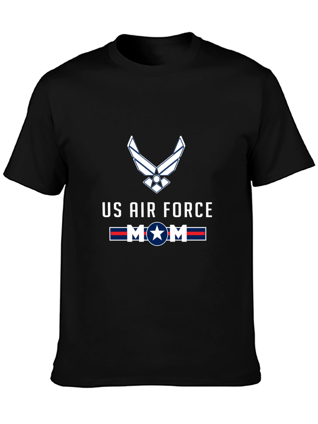 US Air Force Mom Graphic T-Shirt