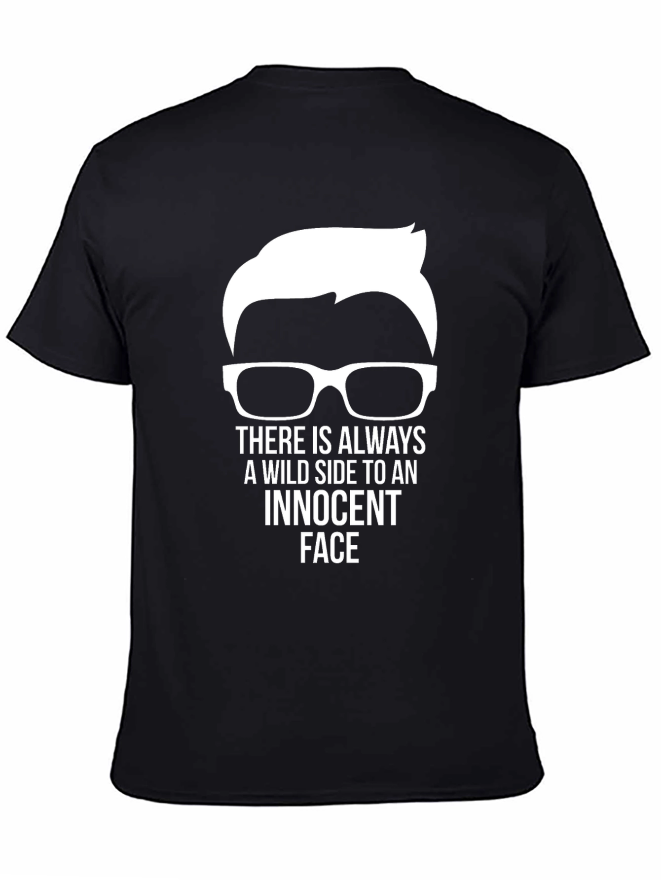 Innocent Face Wild Side Graphic T-Shirt
