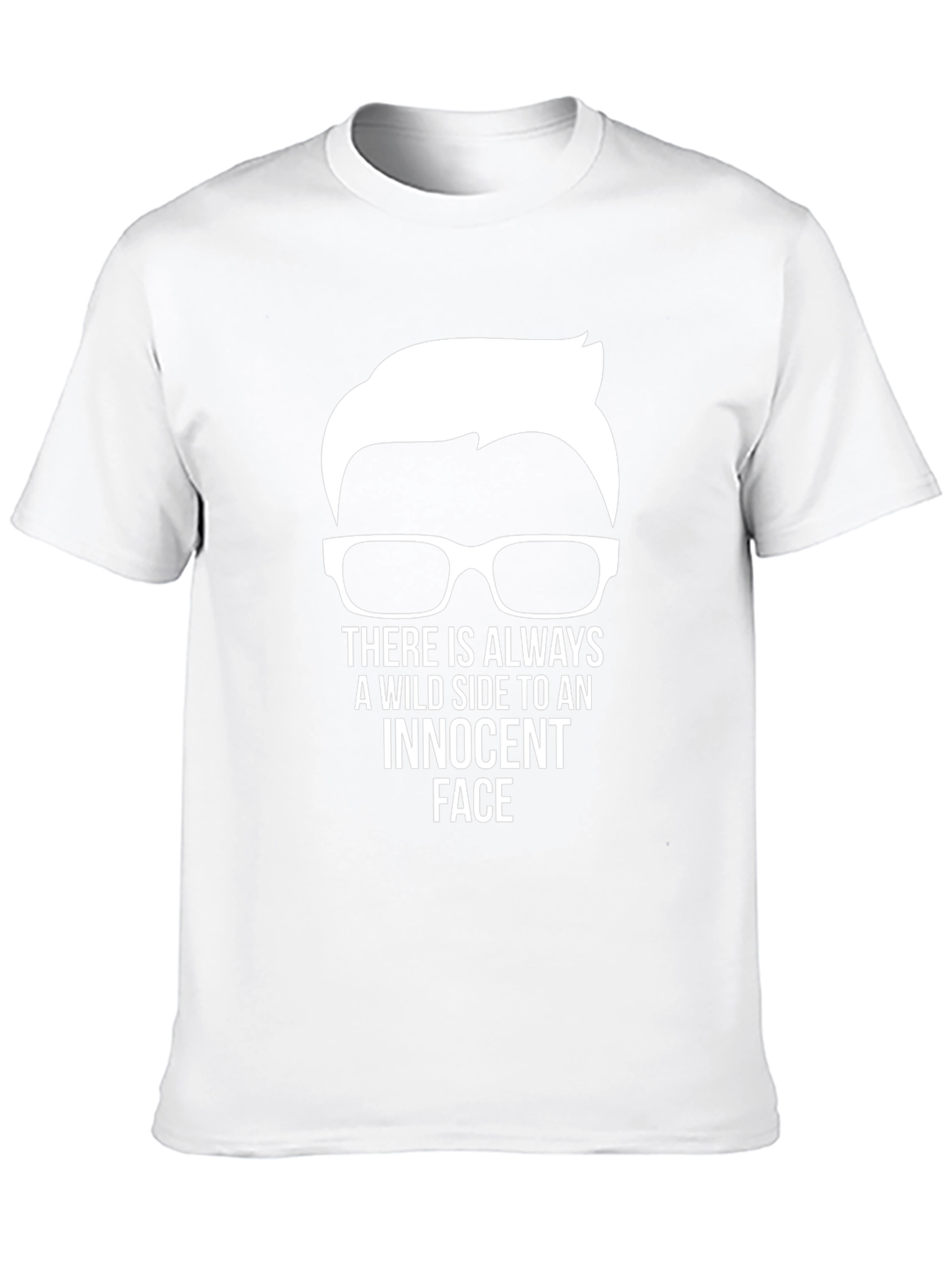 Innocent Face Wild Side Graphic T-Shirt