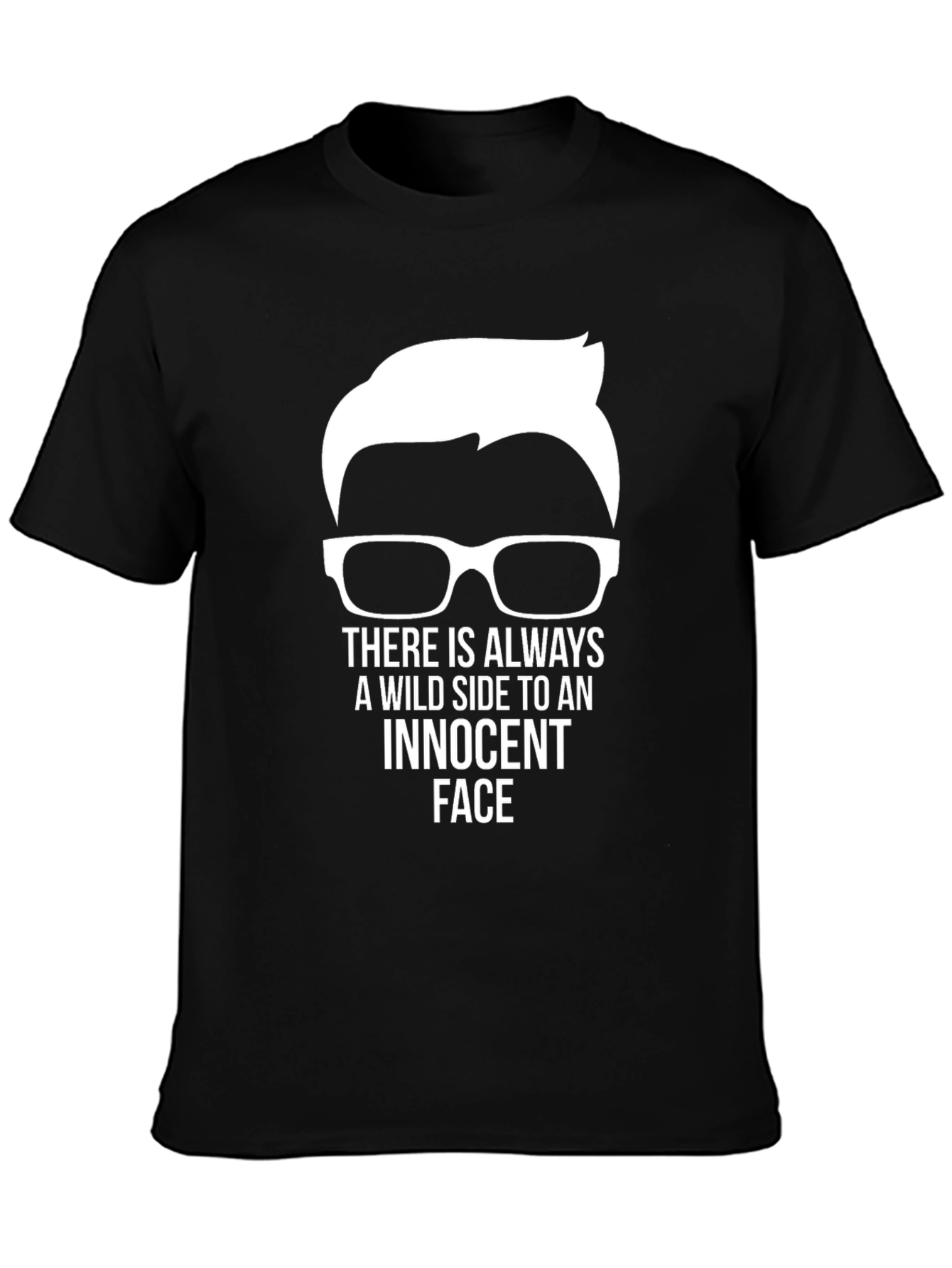 Innocent Face Wild Side Graphic T-Shirt