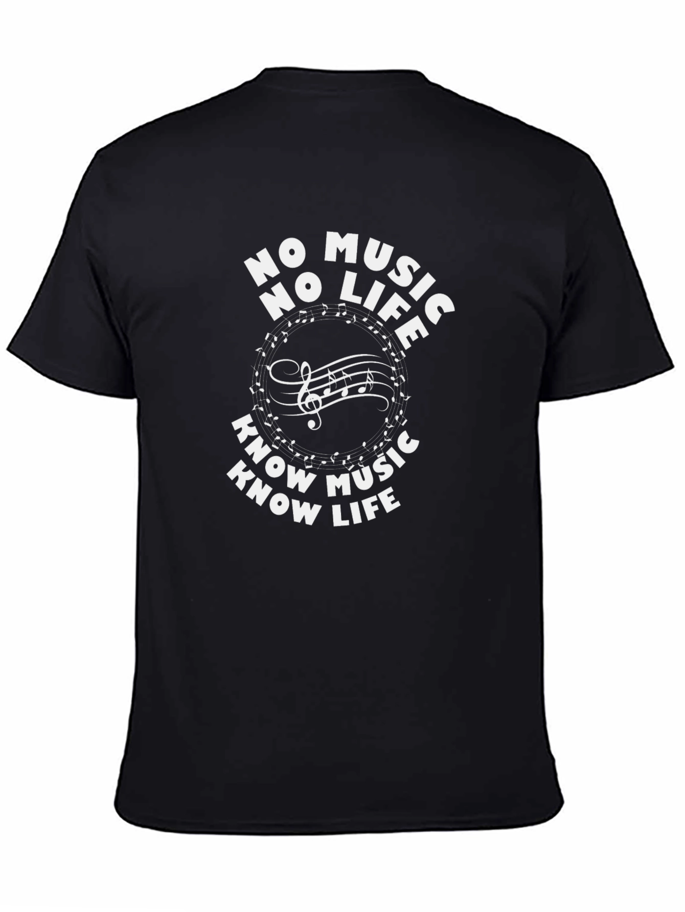 Music Lover Tee: No Music No Life T-Shirt