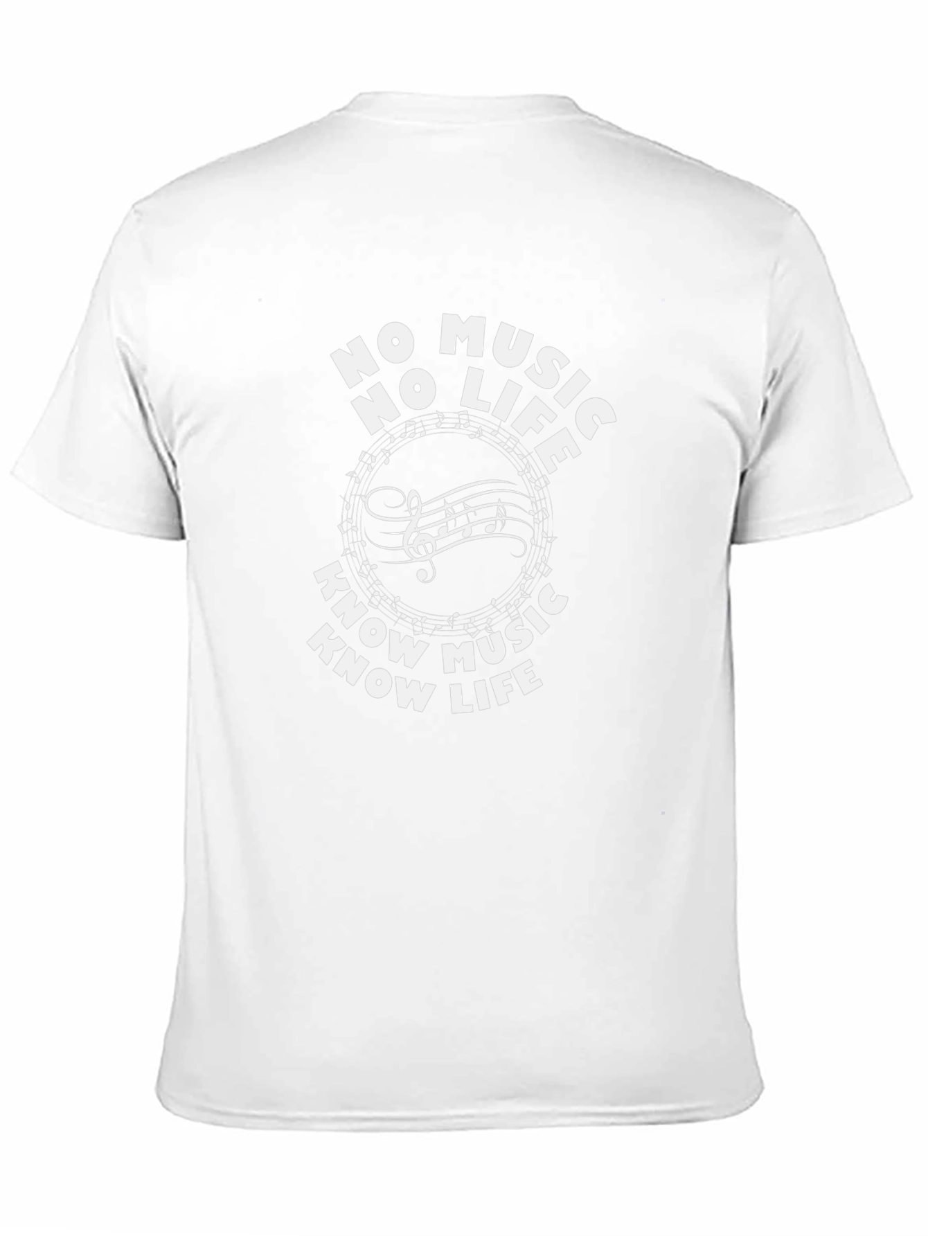 Music Lover Tee: No Music No Life T-Shirt