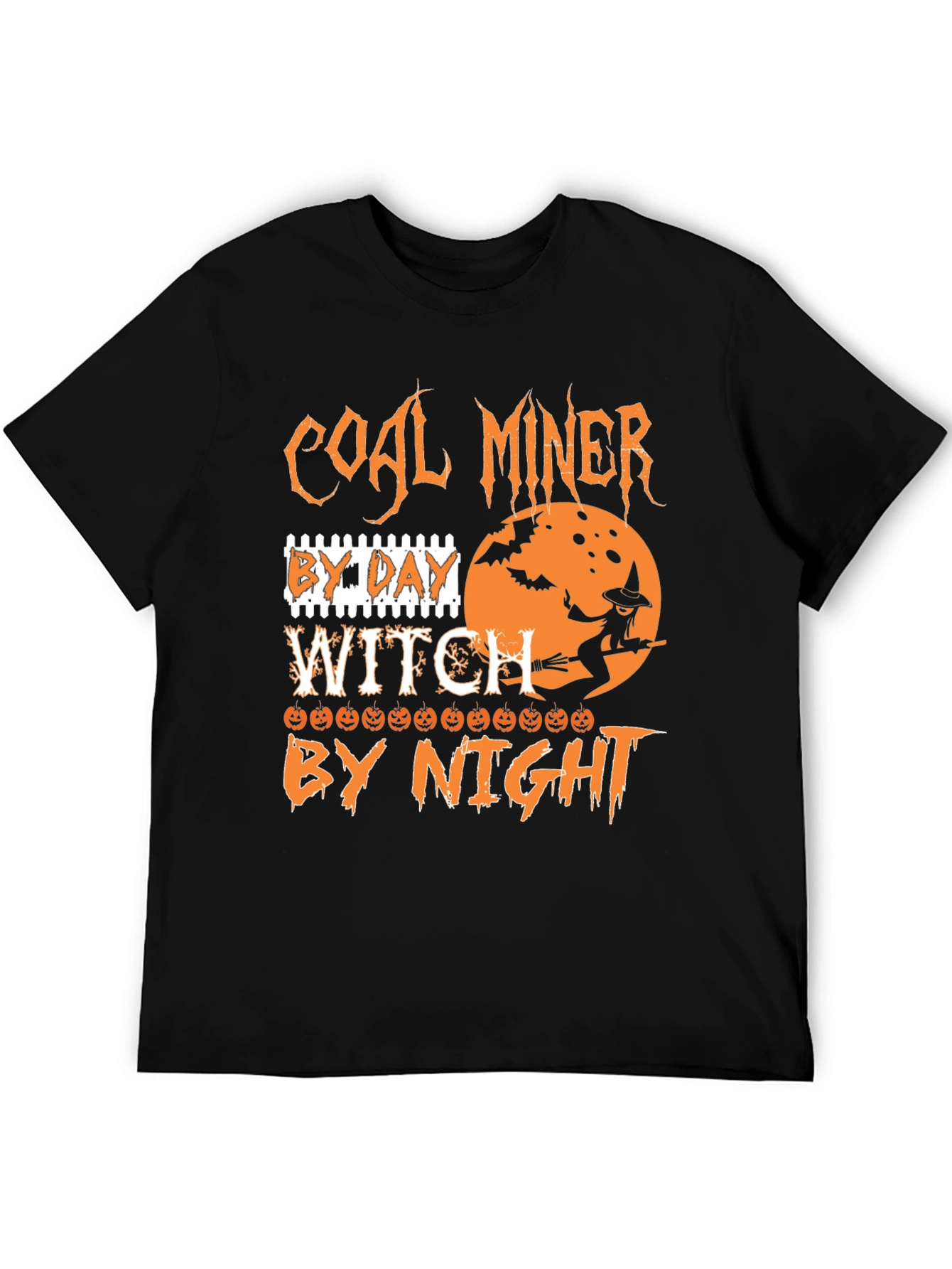 Coal Miner Witch T-Shirt Halloween Tee