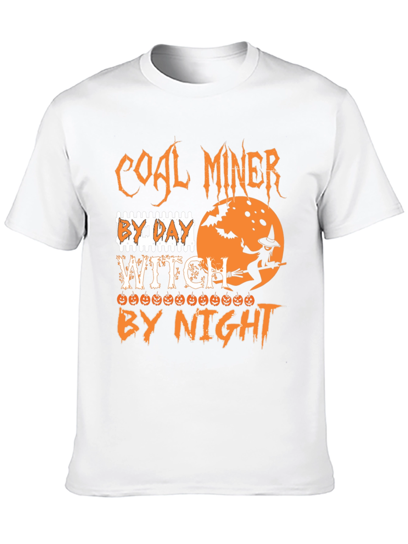 Coal Miner Witch T-Shirt Halloween Tee