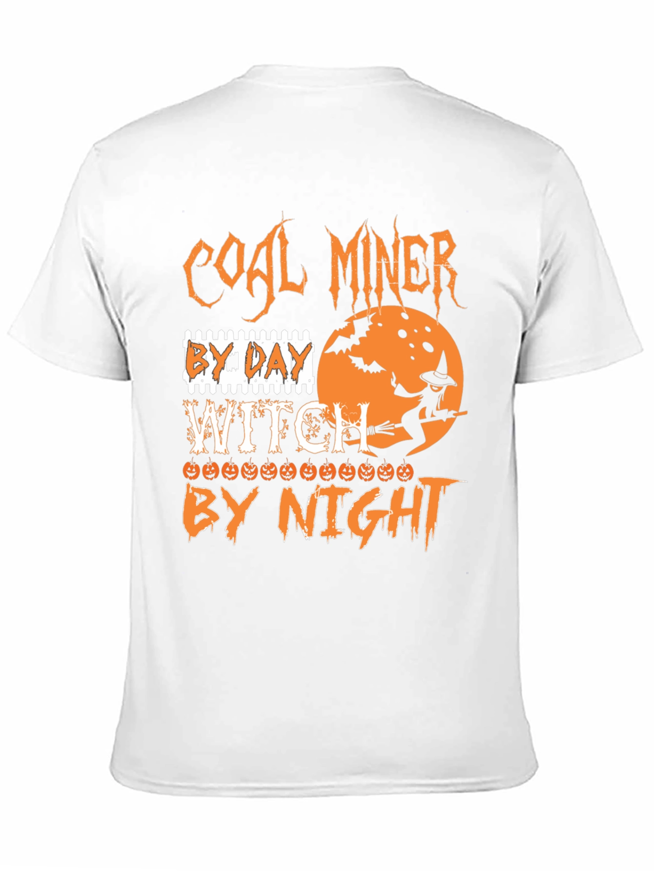 Coal Miner Witch T-Shirt Halloween Tee