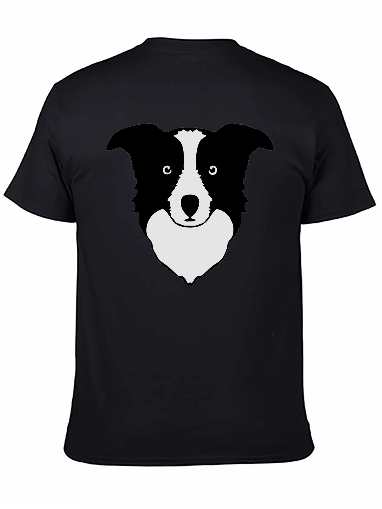 Border Collie Graphic T-Shirt - Black