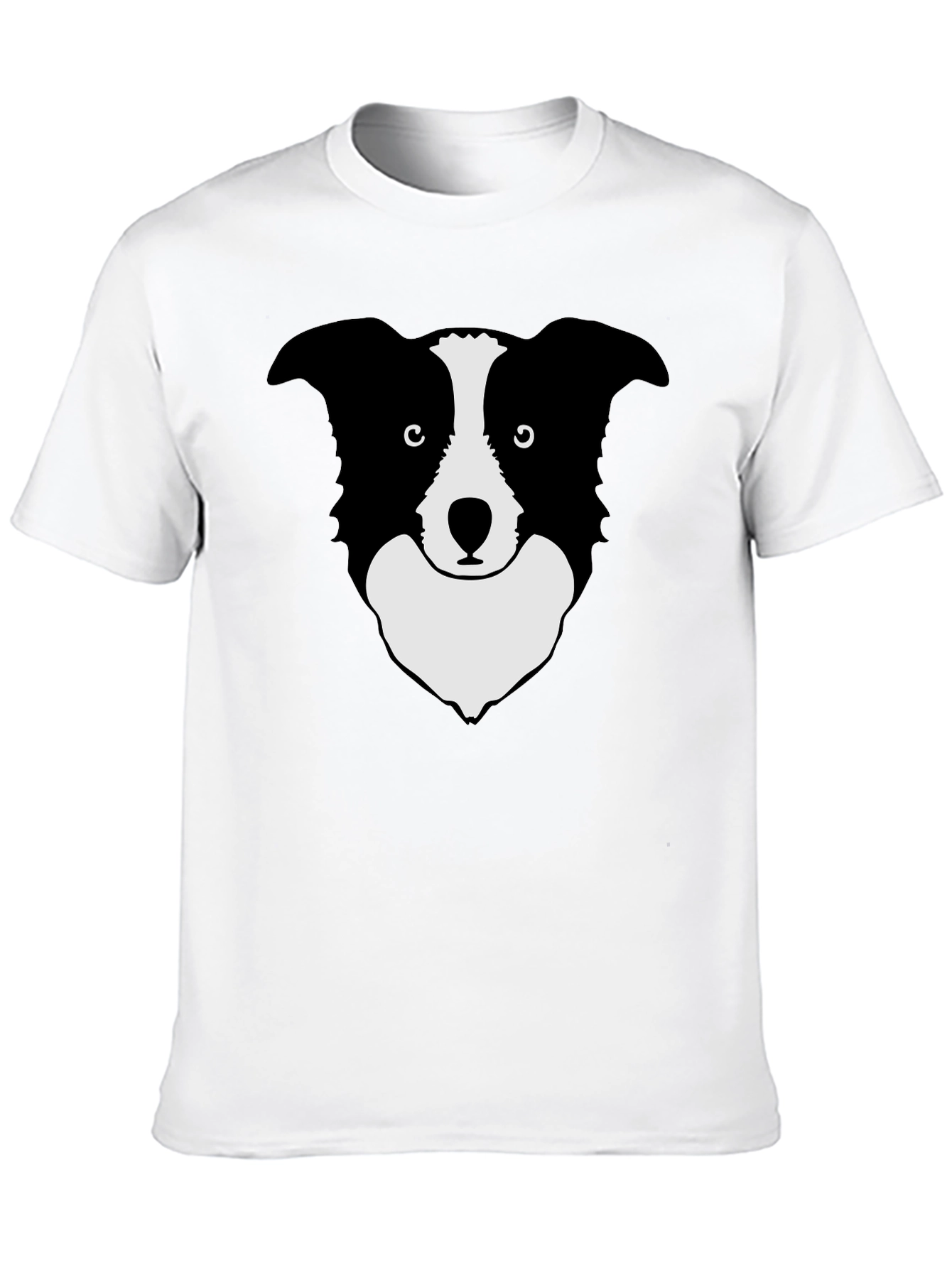 Border Collie Graphic T-Shirt - Black