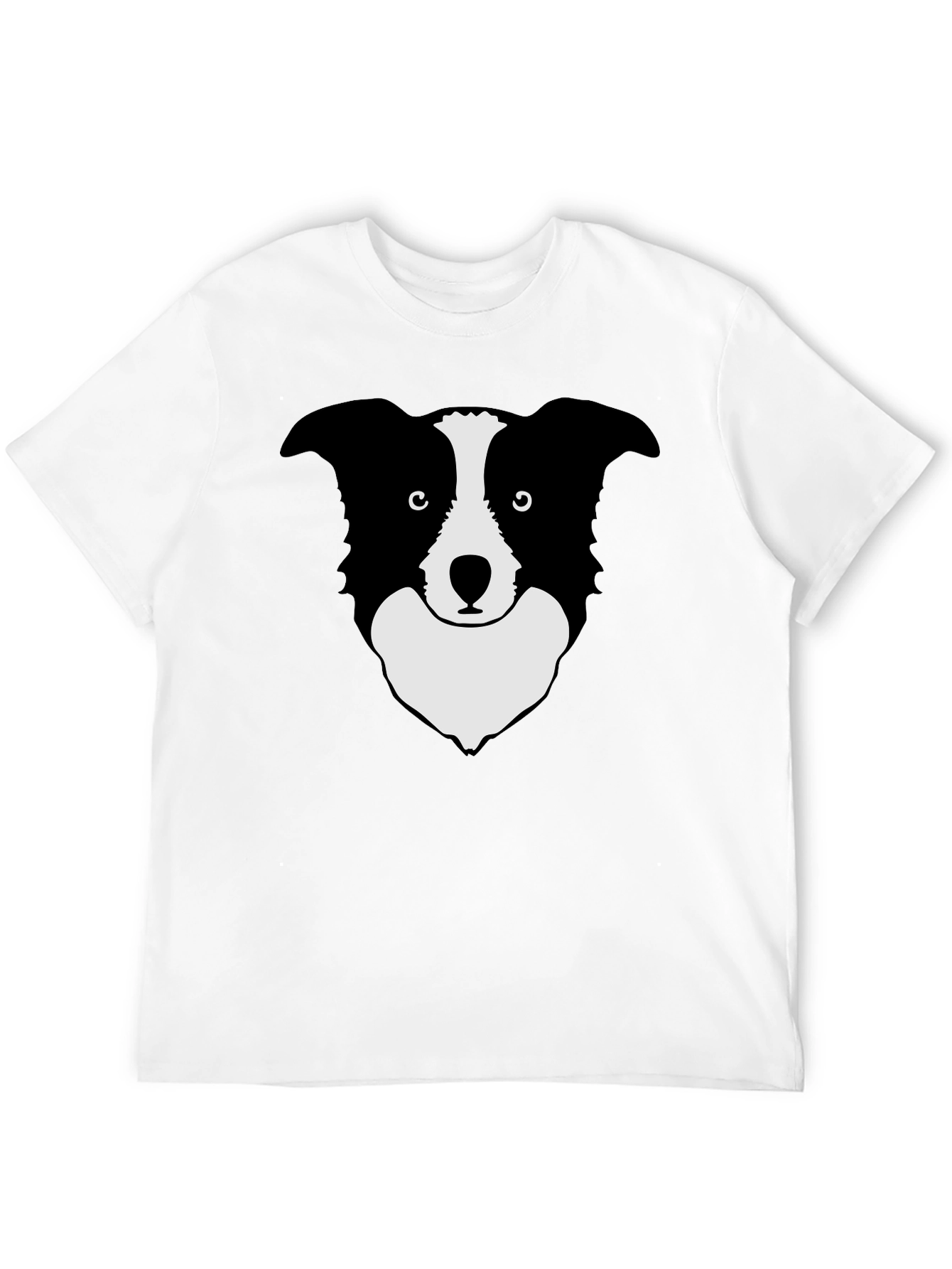 Border Collie Graphic T-Shirt - Black