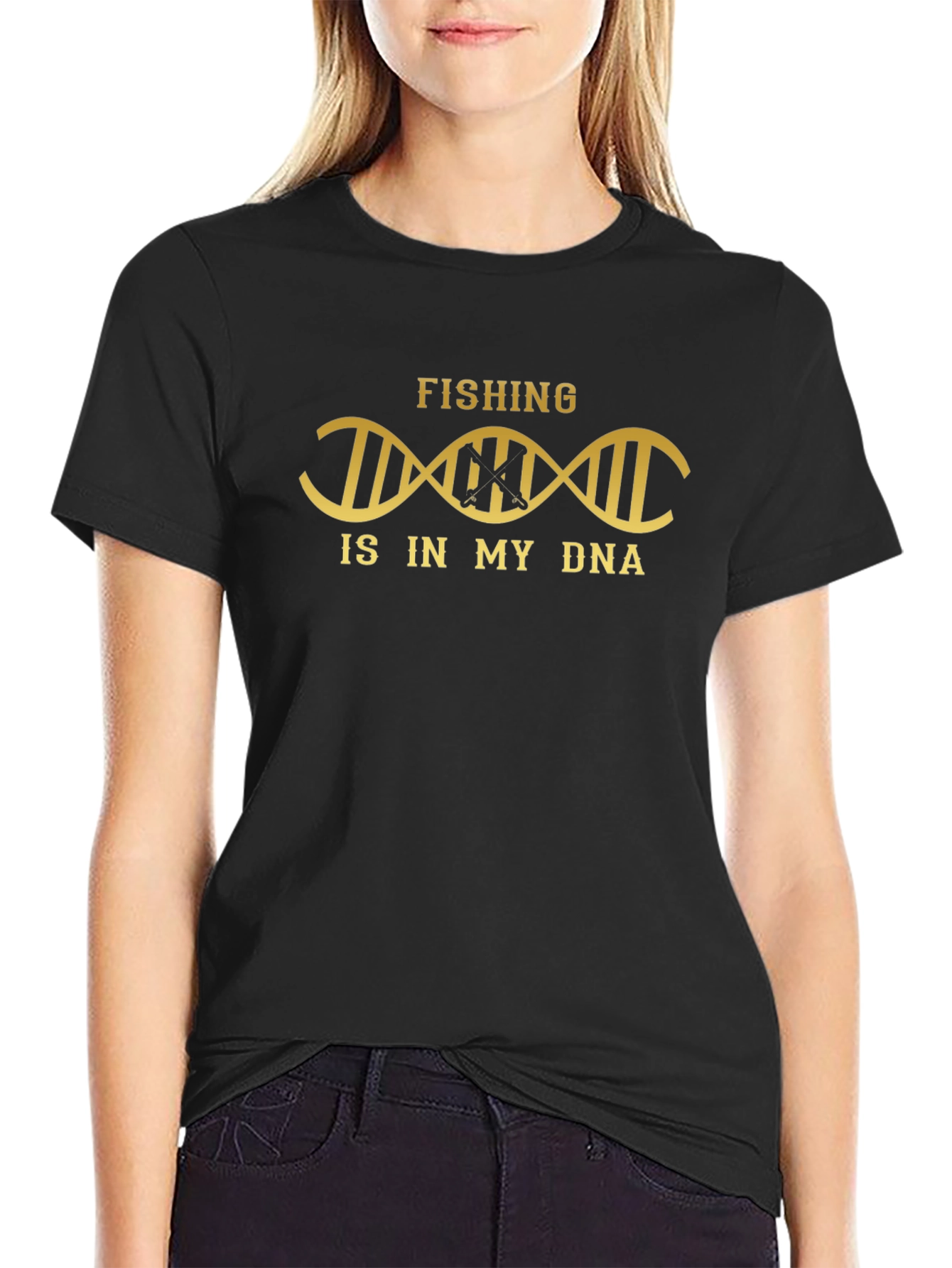 Fishing Is In My DNA Graphic Tee