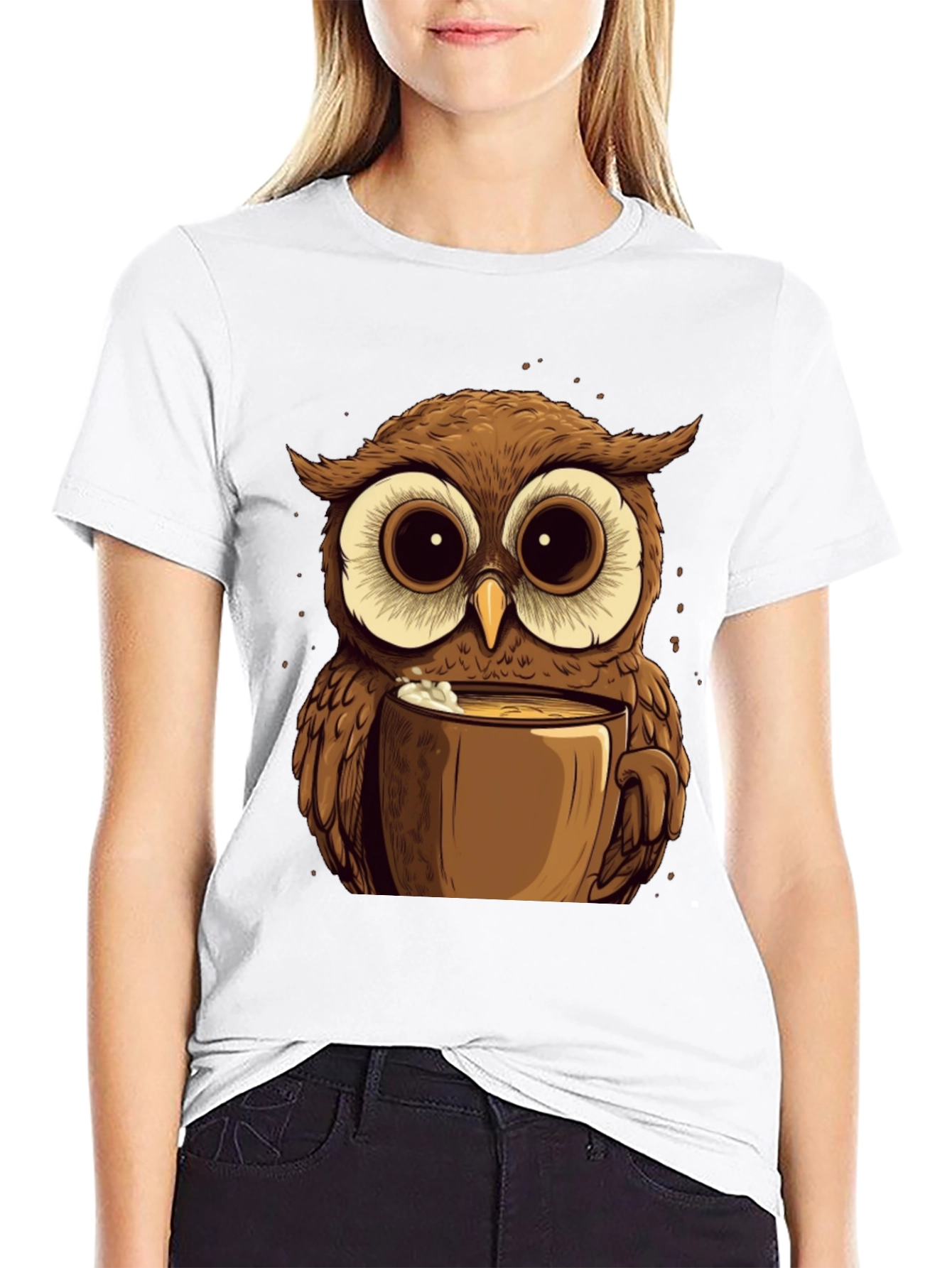 Owl Lovers Coffee T-Shirt