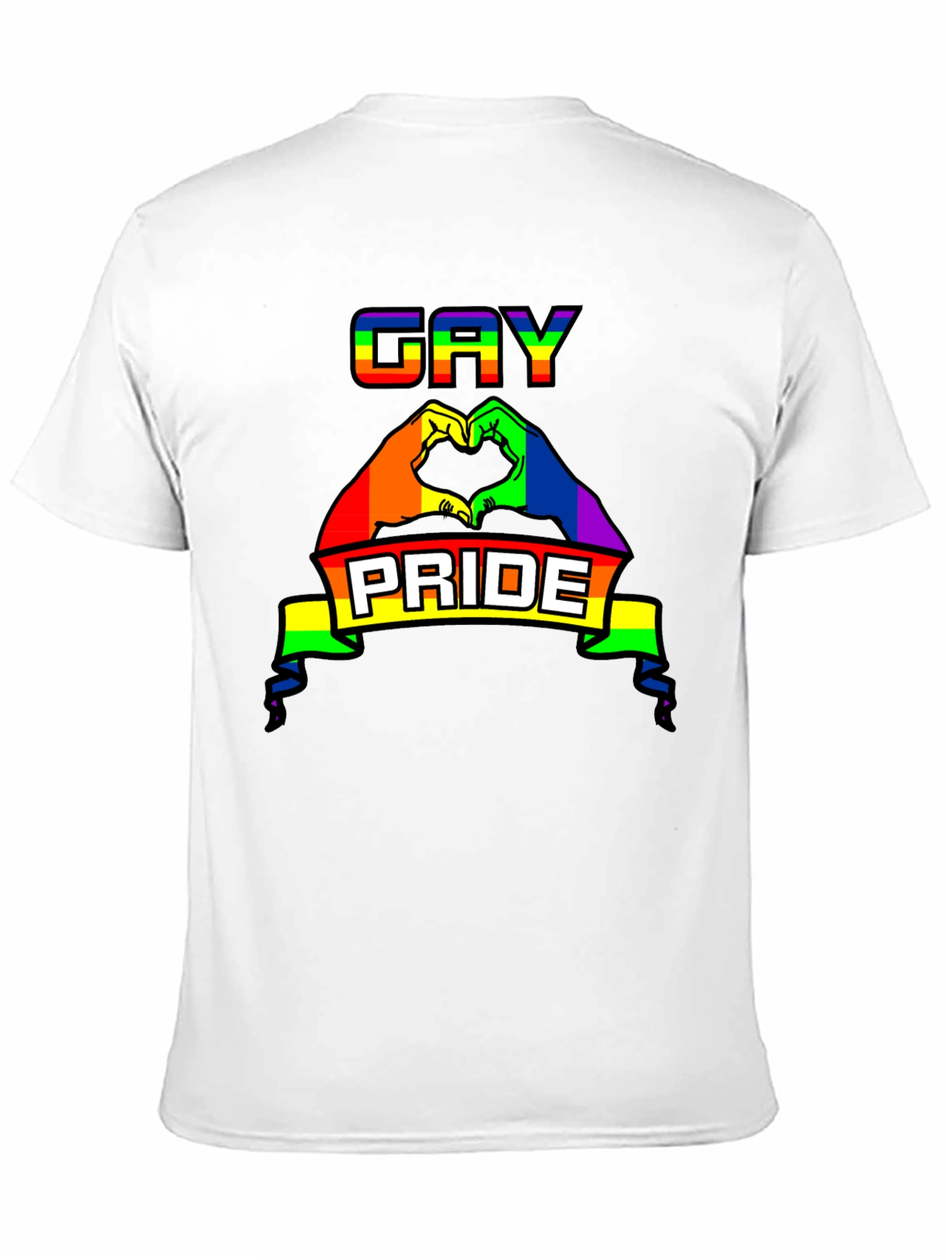 Gay Pride Rainbow Graphic Tee