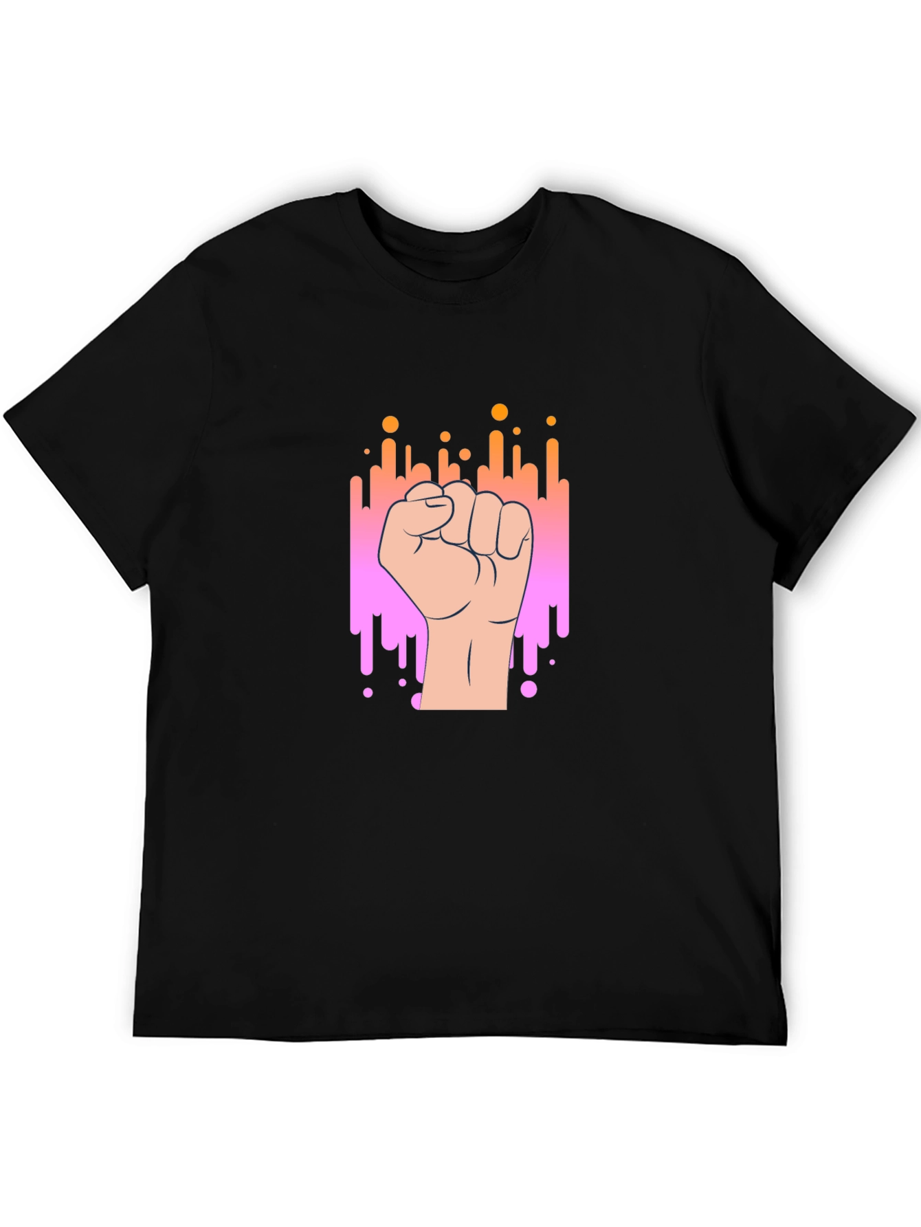 Empowered Fist Graphic Tee - Black