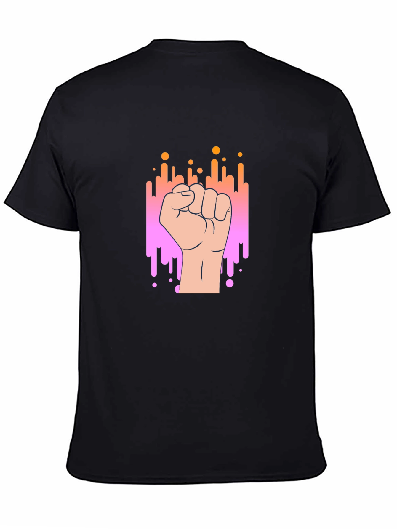 Empowered Fist Graphic Tee - Black