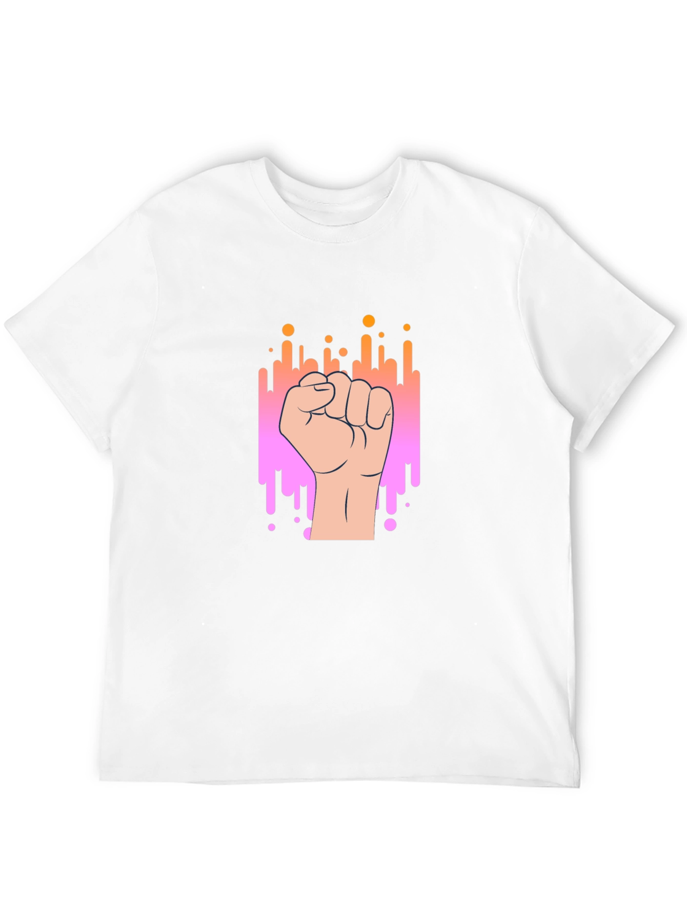 Empowered Fist Graphic Tee - Black