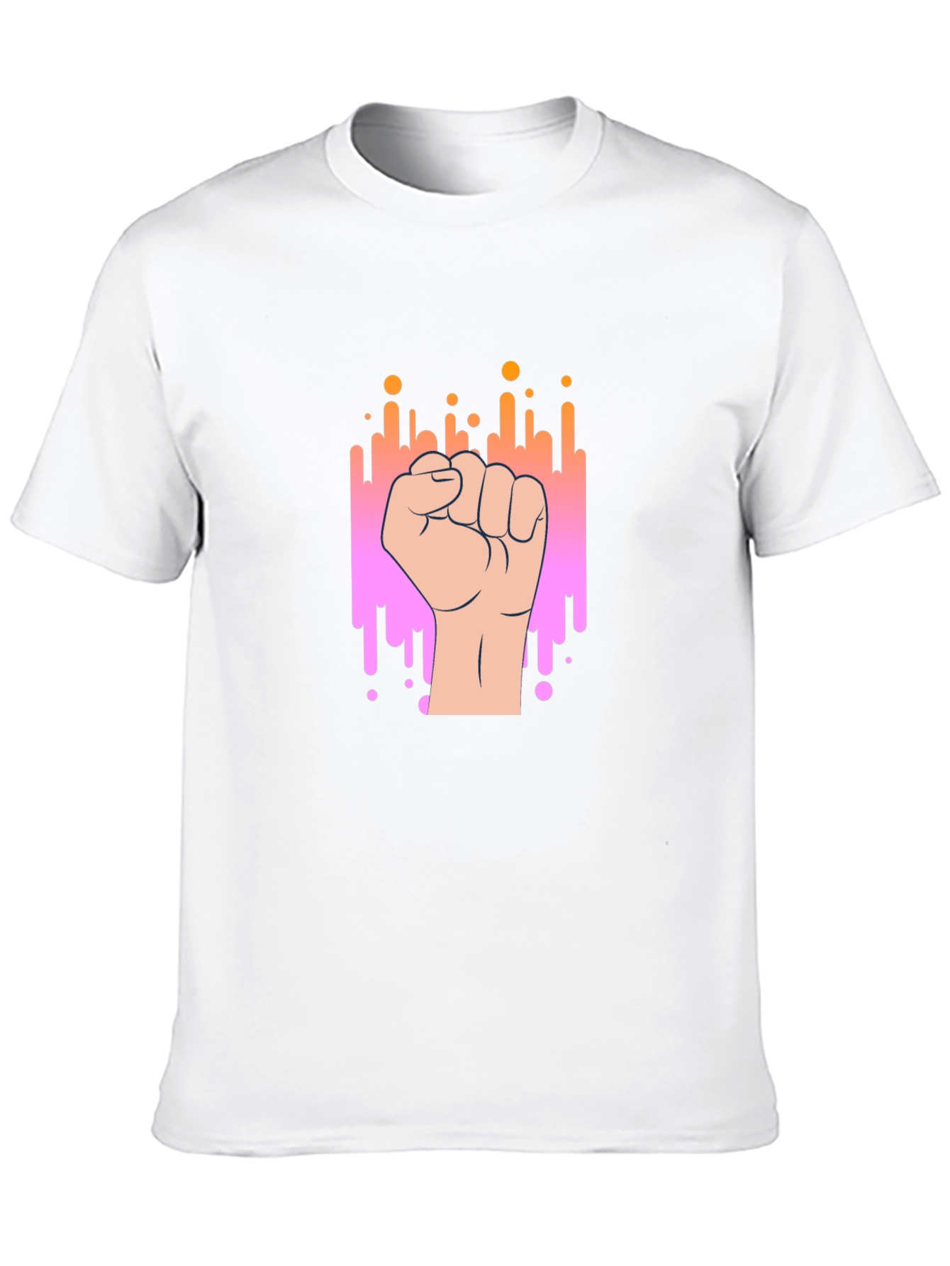 Empowered Fist Graphic Tee - Black