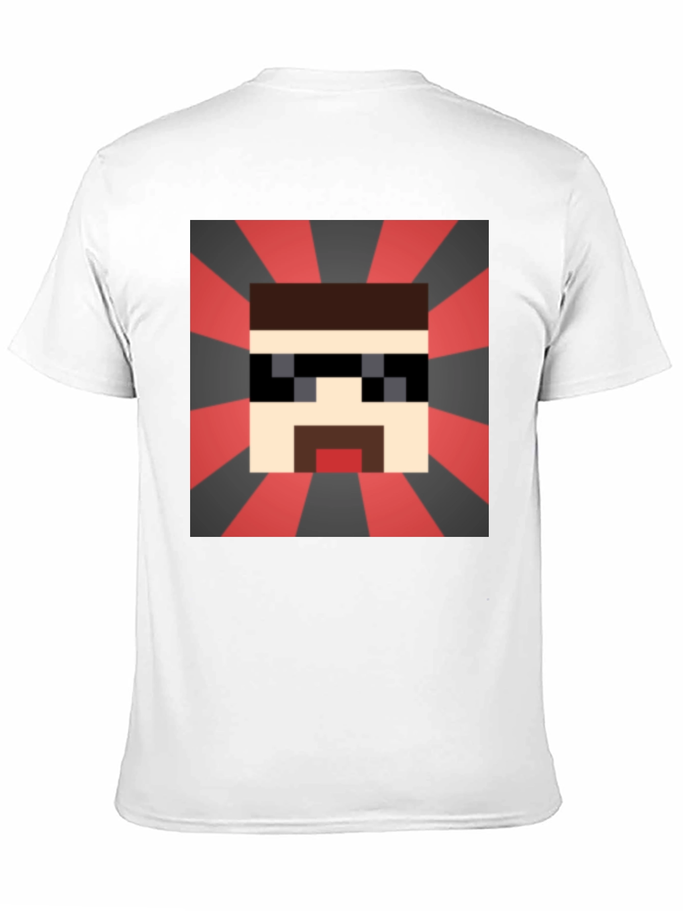 Pixelated Cool Guy T-Shirt - Retro Gaming Style